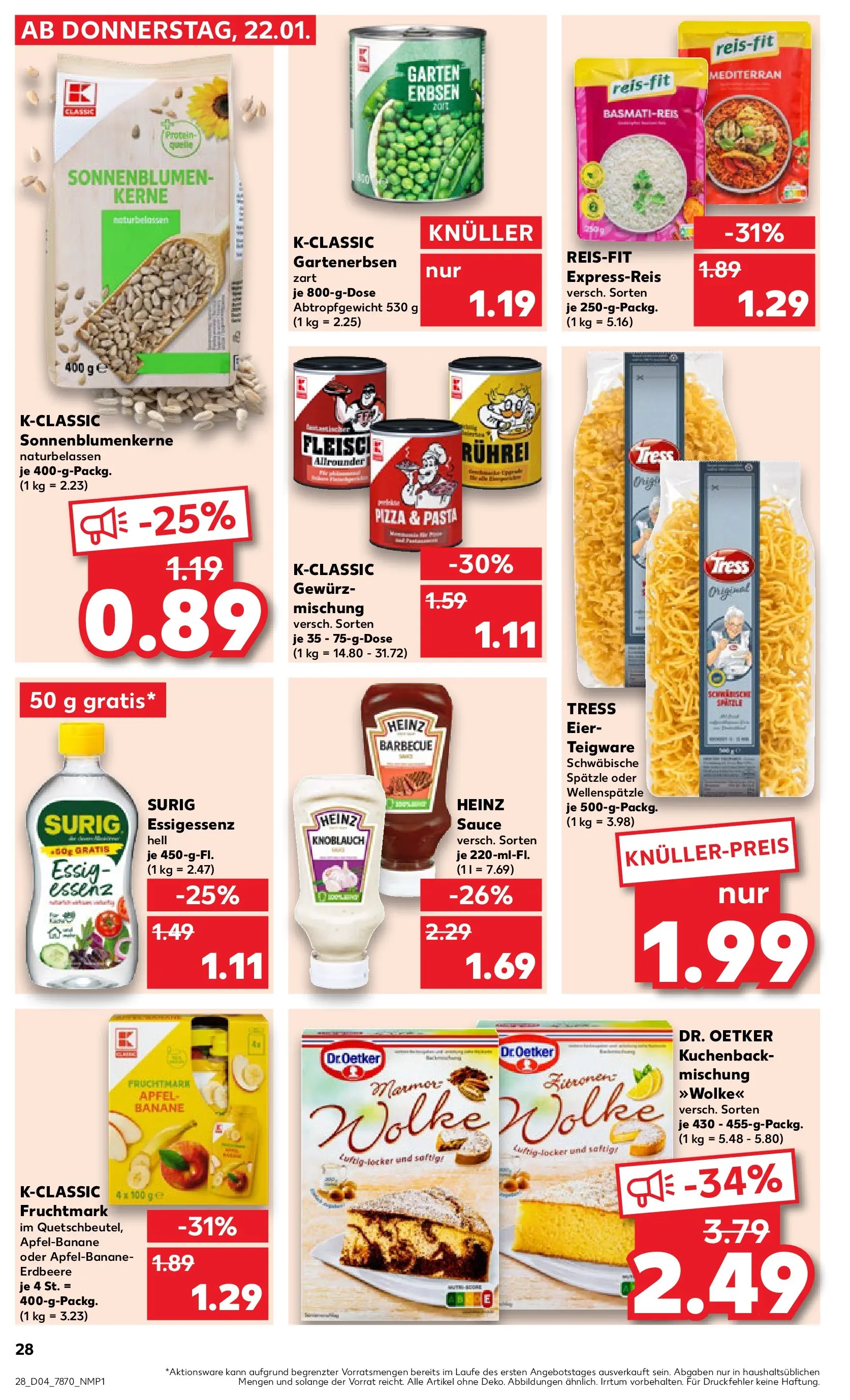 Prospekt Kaufland ab 22.01.2026 » Angebote Online zum Blättern | Seite: 44 | Produkte: Eier, Essig, Äpfel, Knoblauch