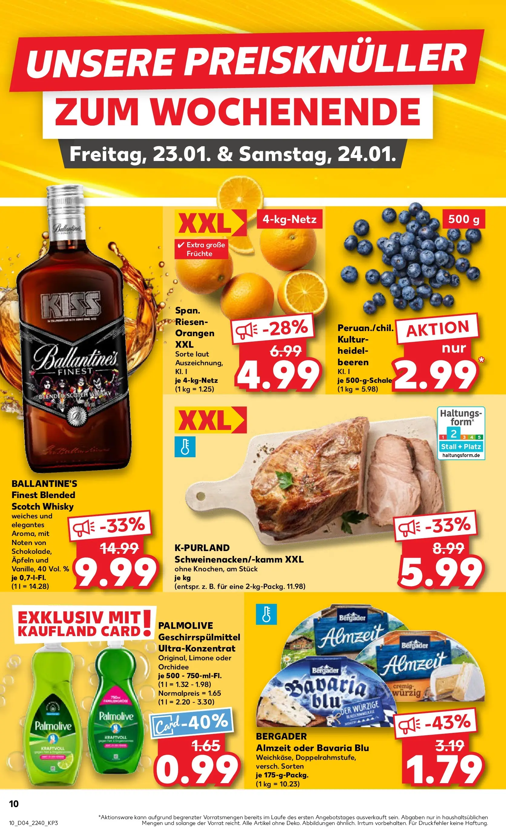 Prospekt Kaufland ab 22.01.2026 » Angebote Online zum Blättern | Seite: 12 | Produkte: Whisky, Orchidee, Orangen, Geschirrspülmittel