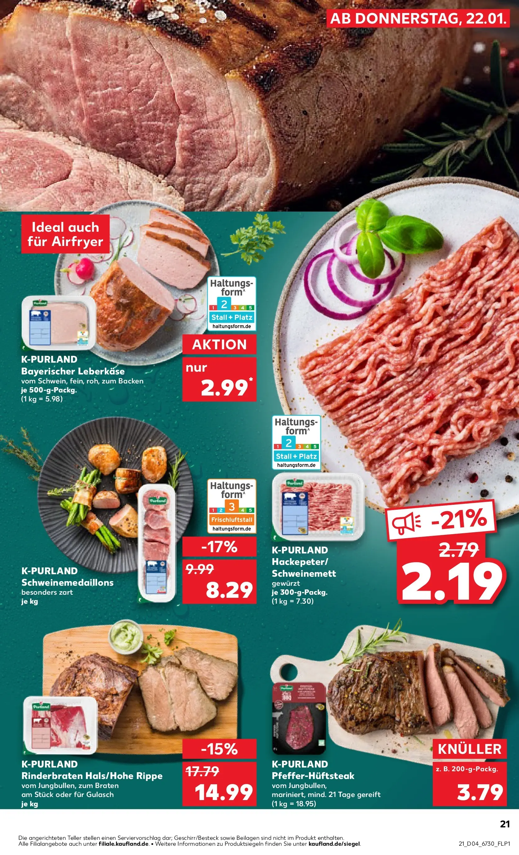 Prospekt Kaufland ab 22.01.2026 » Angebote Online zum Blättern | Seite: 21
