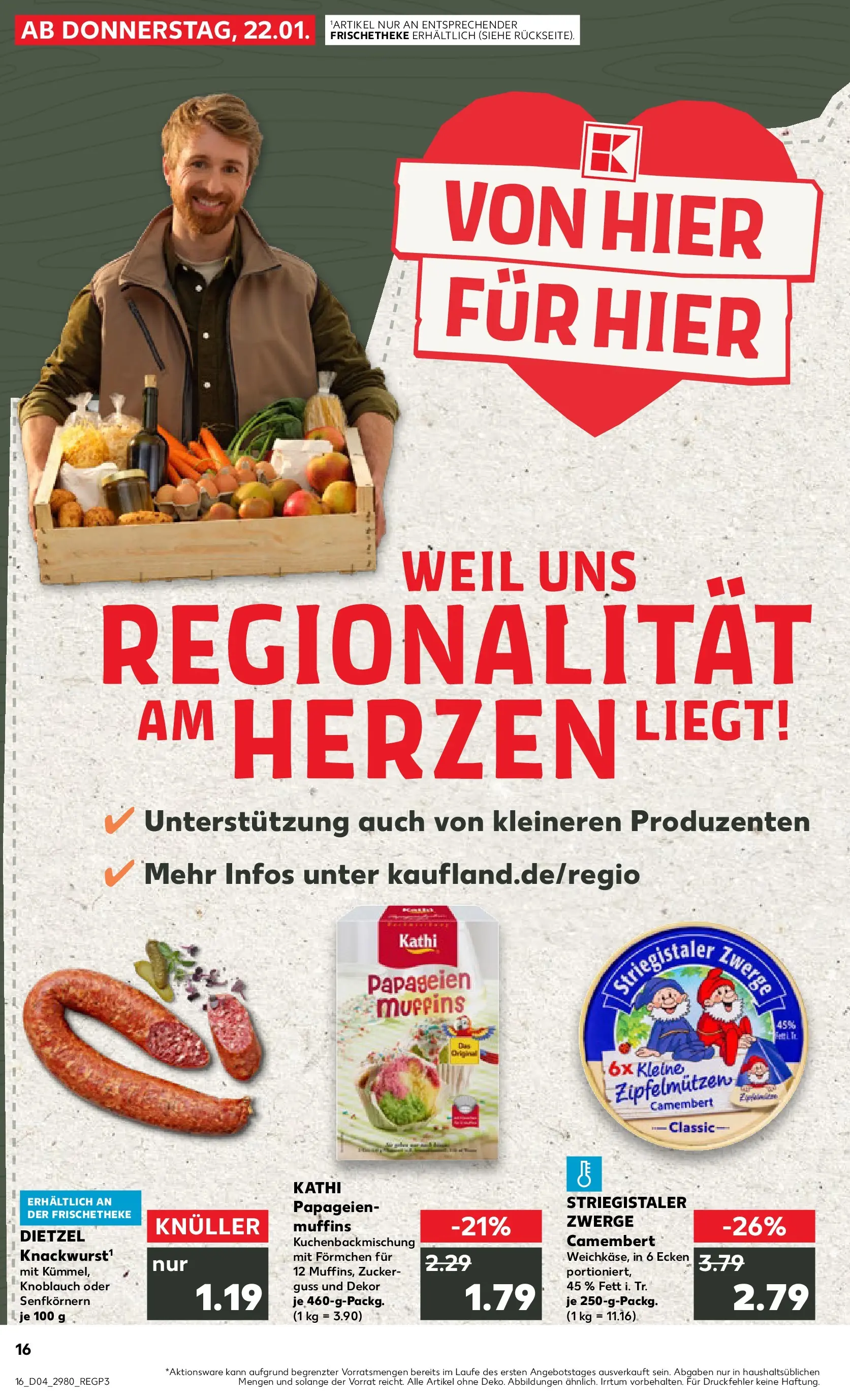 Prospekt Kaufland ab 22.01.2026 » Angebote Online zum Blättern | Seite: 1