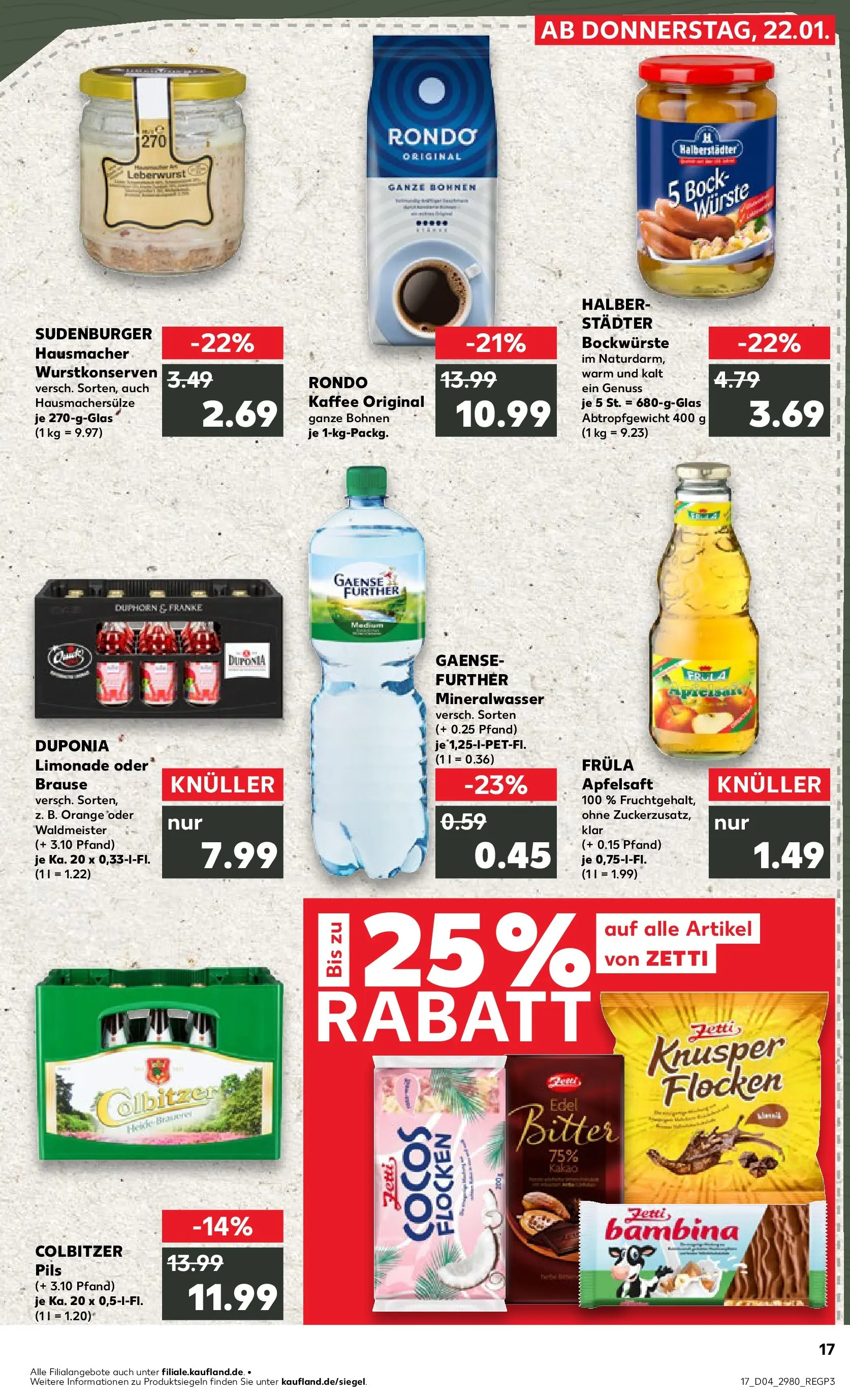 Prospekt Kaufland ab 22.01.2026 » Angebote Online zum Blättern | Seite: 2