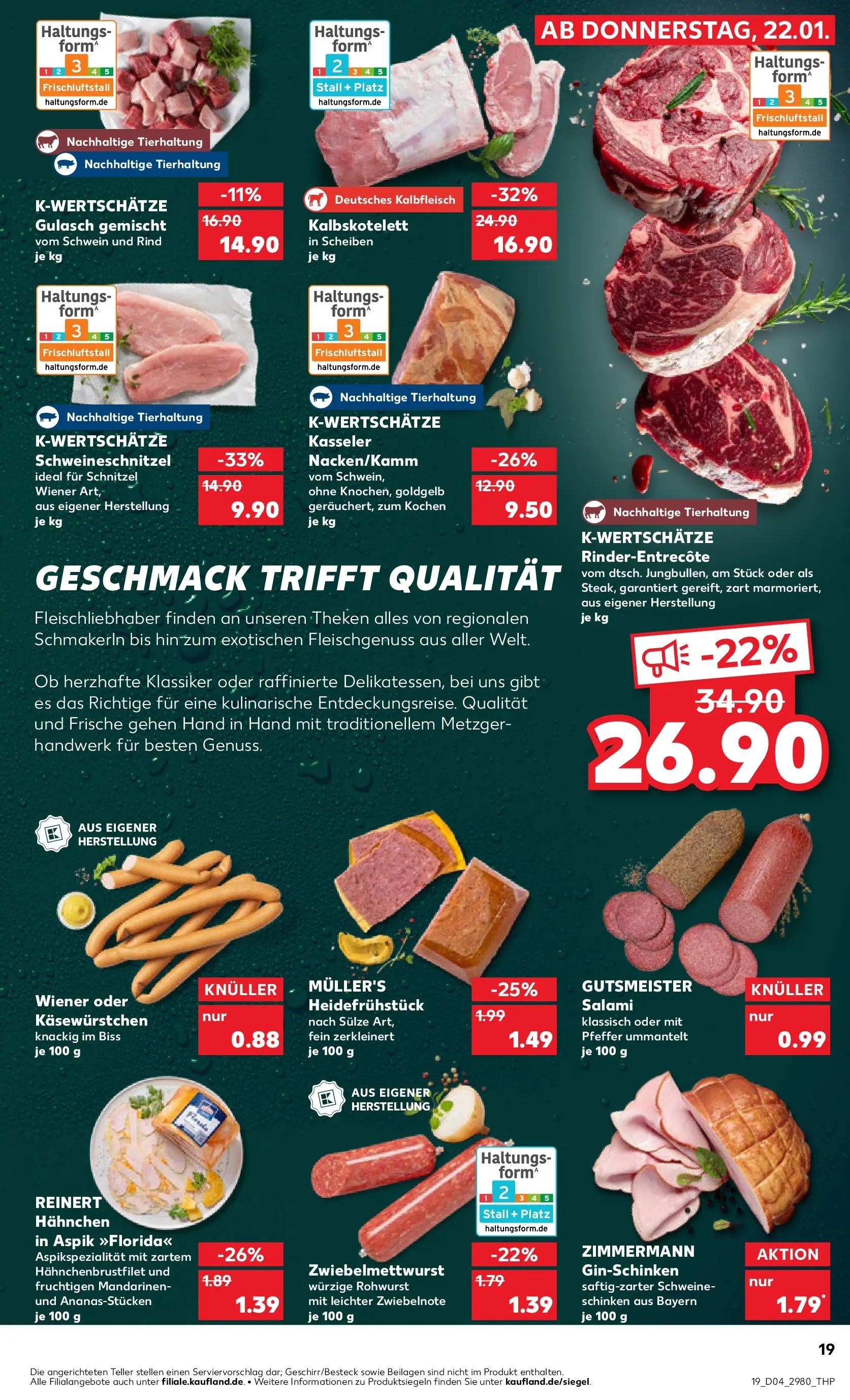 Prospekt Kaufland ab 22.01.2026 » Angebote Online zum Blättern | Seite: 19