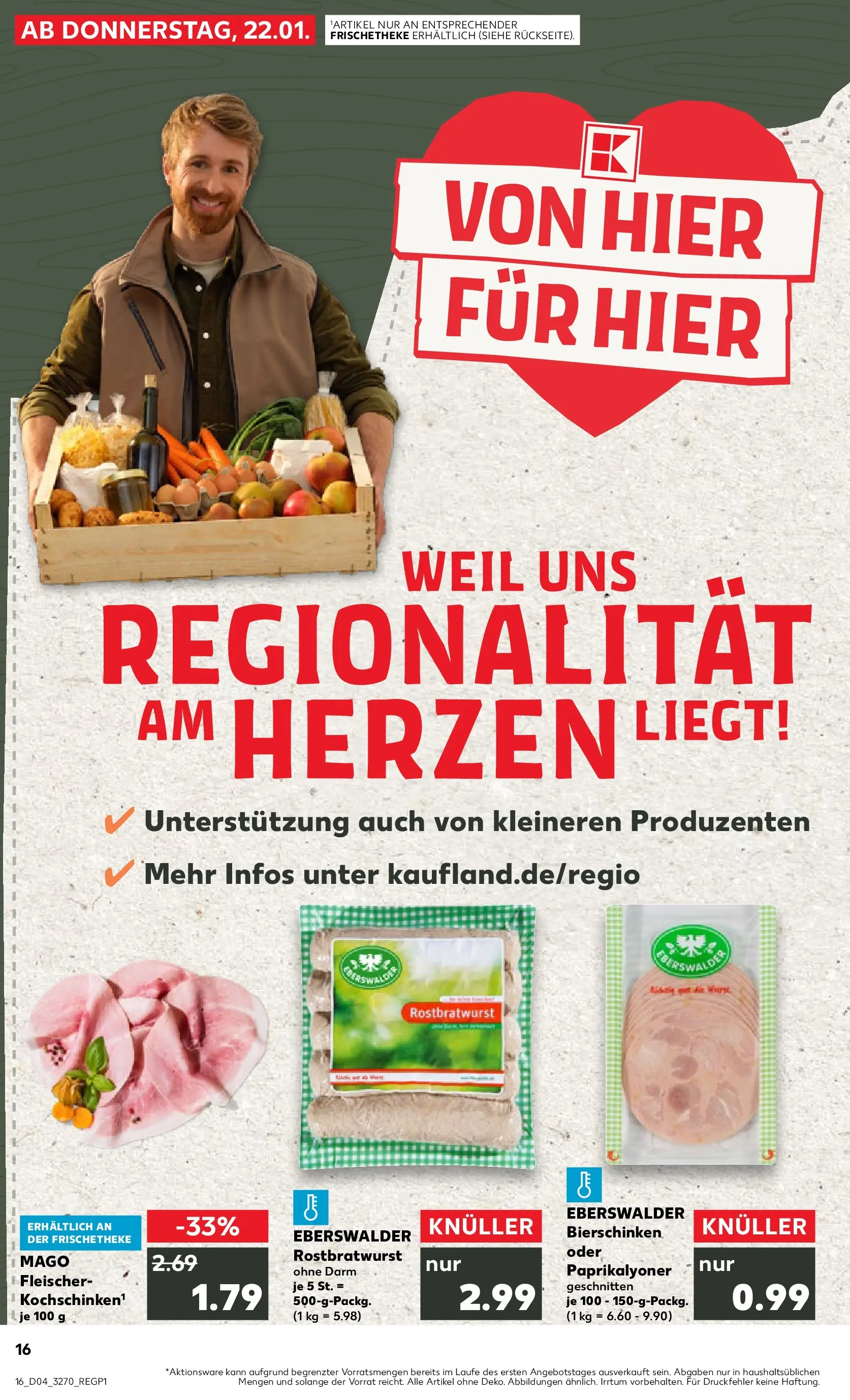 Prospekt Kaufland ab 22.01.2026 » Angebote Online zum Blättern | Seite: 16