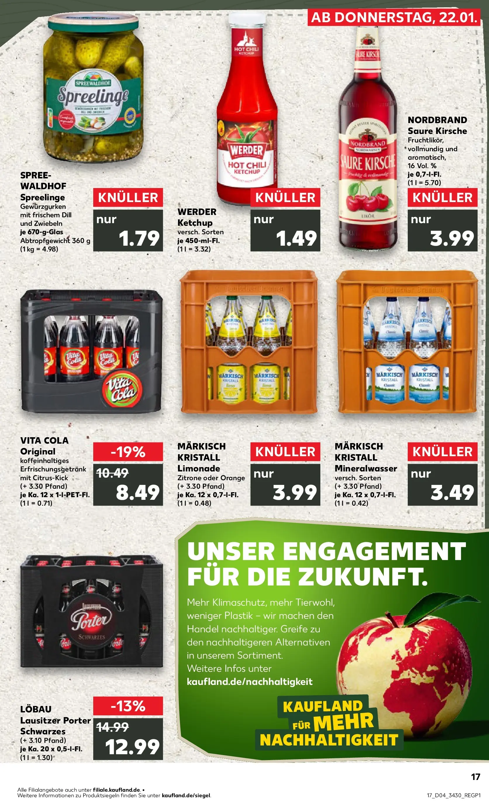 Prospekt Kaufland ab 22.01.2026 » Angebote Online zum Blättern | Seite: 2 | Produkte: Cola, Limonade, Mineralwasser, Zitrone