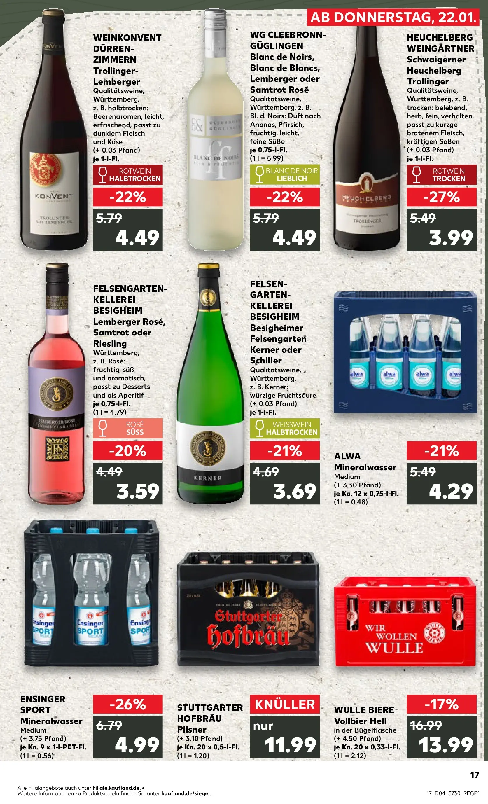 Prospekt Kaufland ab 22.01.2026 » Angebote Online zum Blättern | Seite: 2 | Produkte: Käse, Rotwein, Duft, Fleisch