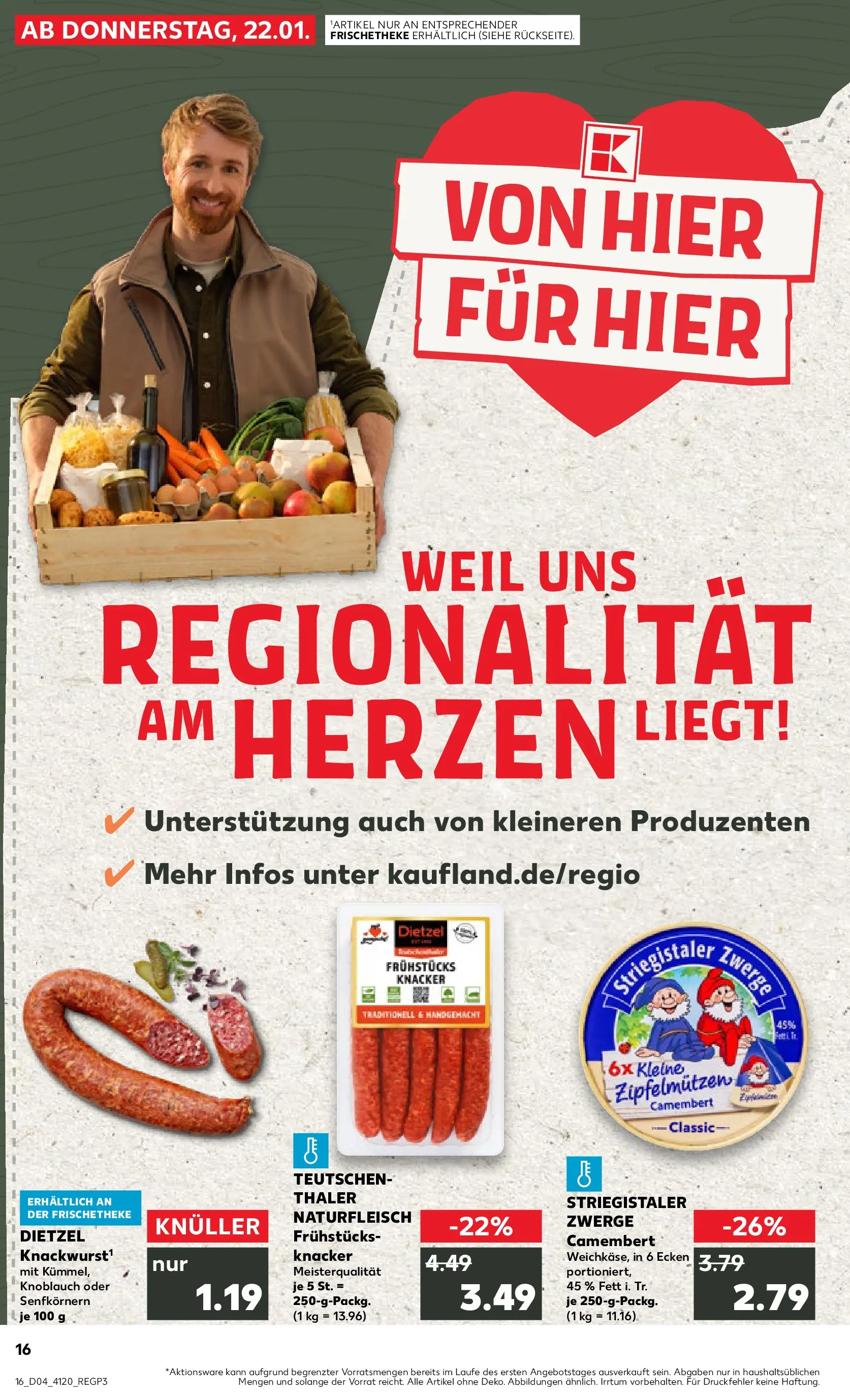 Prospekt Kaufland ab 22.01.2026 » Angebote Online zum Blättern | Seite: 1 | Produkte: Knoblauch