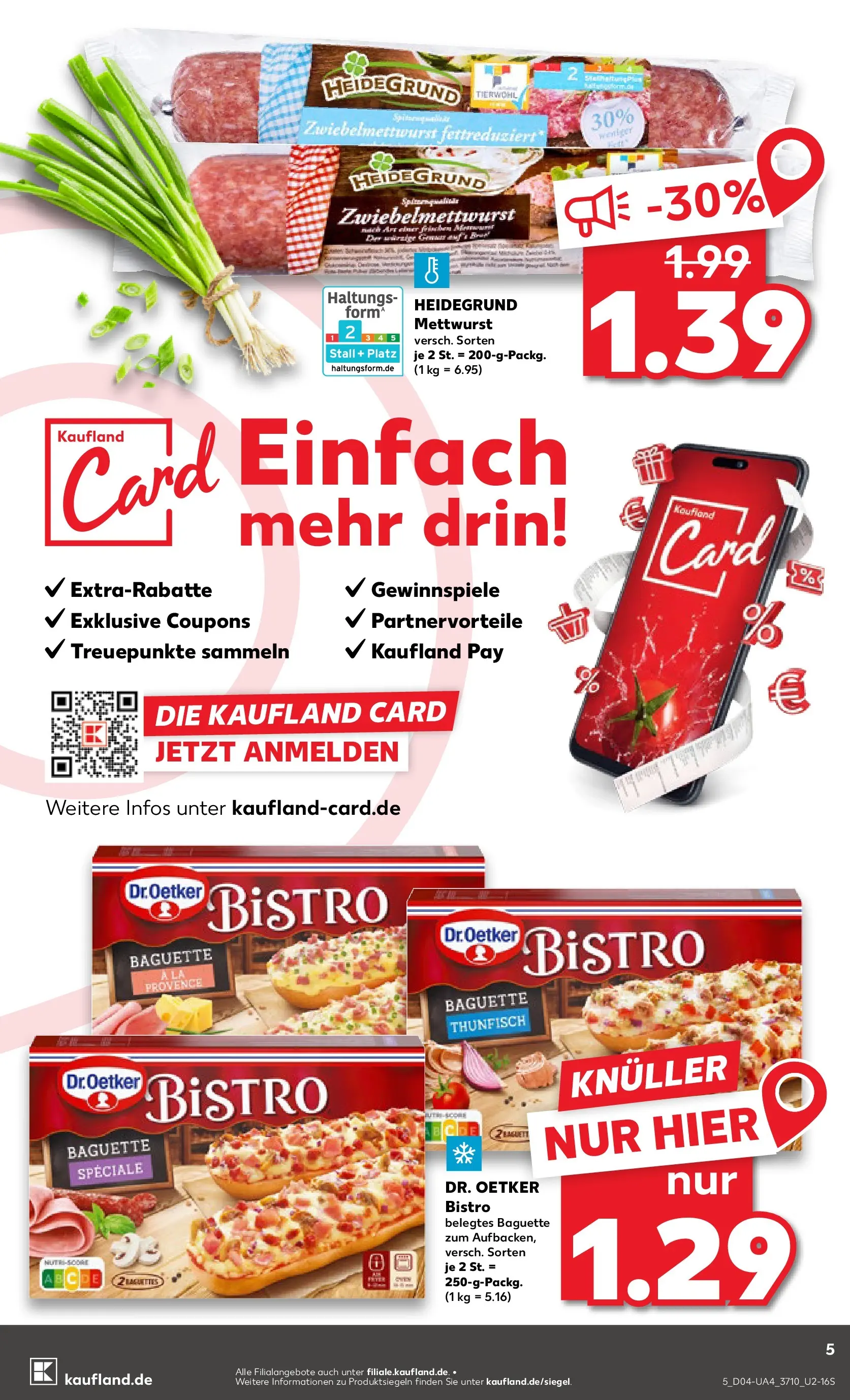 Prospekt Kaufland ab 22.01.2026 » Angebote Online zum Blättern | Seite: 7 | Produkte: Thunfisch, Baguette