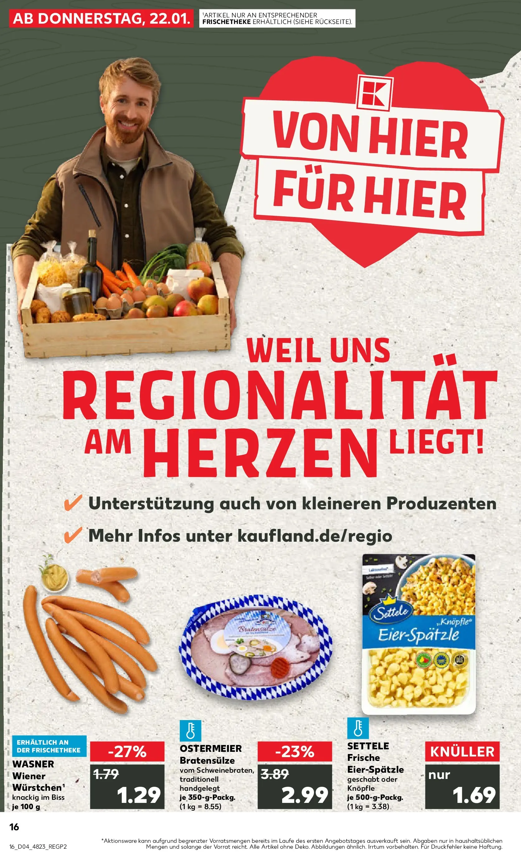 Prospekt Kaufland ab 22.01.2026 » Angebote Online zum Blättern | Seite: 16