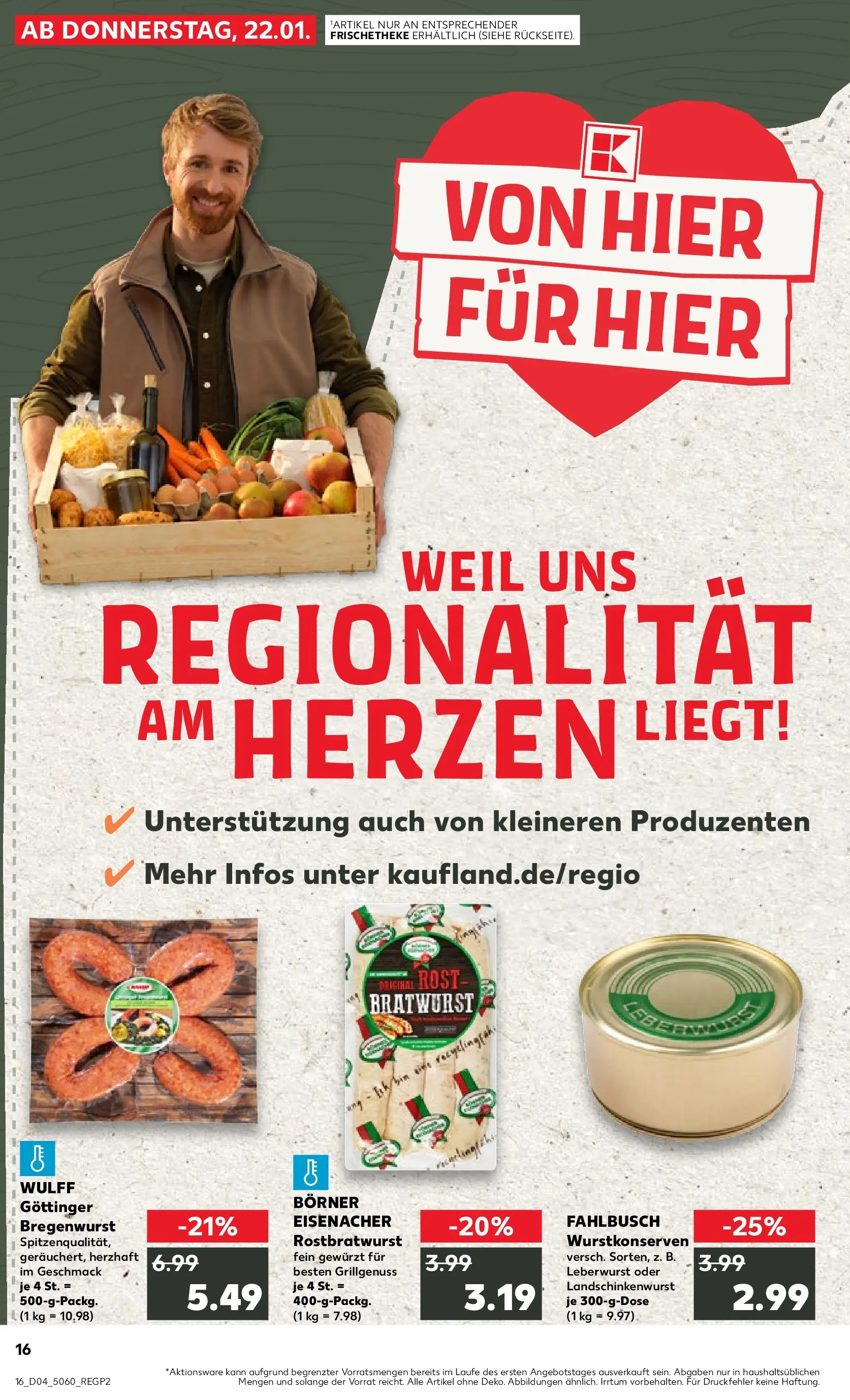 Prospekt Kaufland ab 22.01.2026 » Angebote Online zum Blättern | Seite: 24 | Produkte: Bratwurst, BH