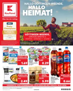 Kaufland prospekt Göttingen ab 22.01.2026 gültig Kaufland prospekt Göttingen ab 22.01.2026 gültig