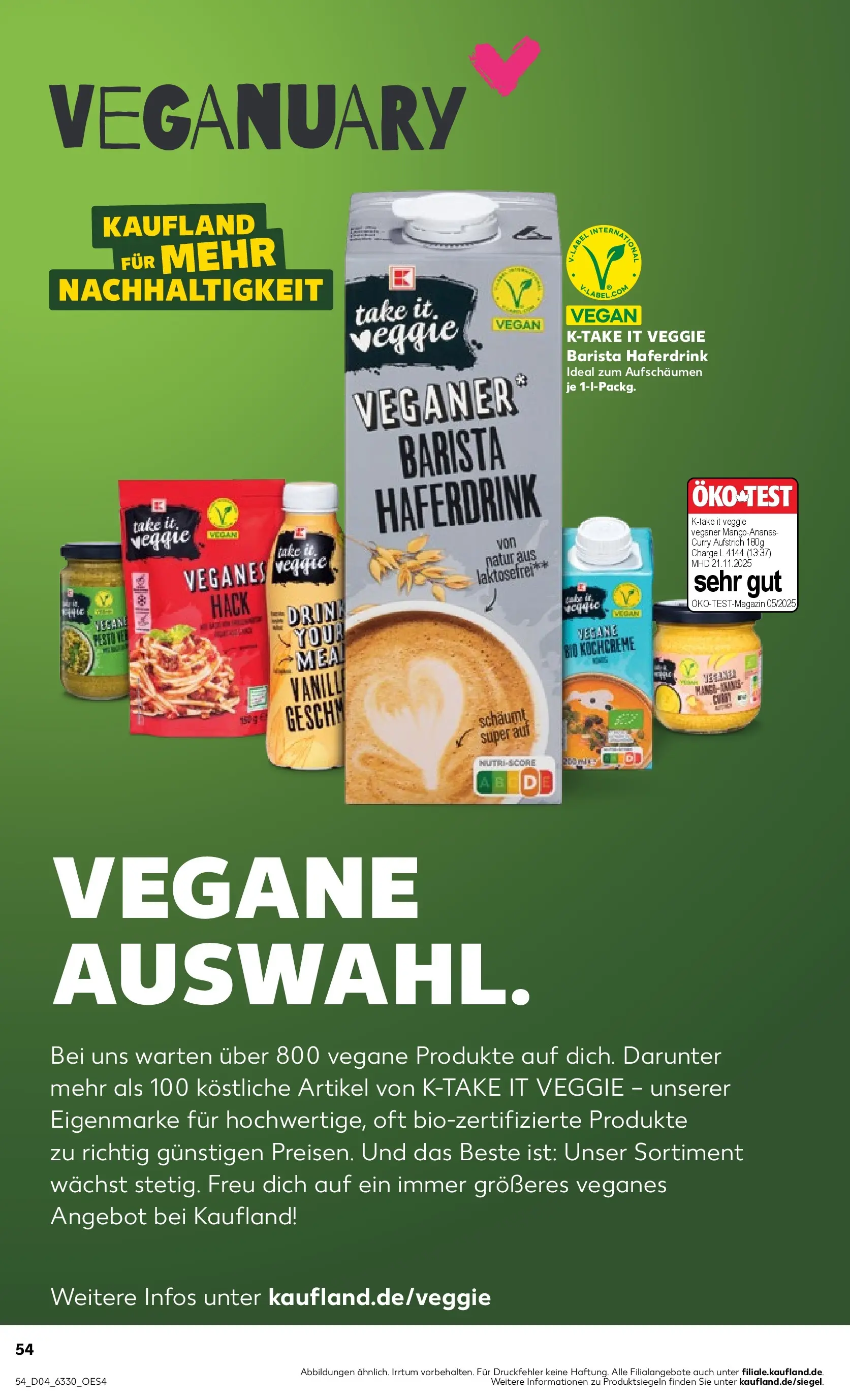 Prospekt Kaufland ab 22.01.2026 » Angebote Online zum Blättern | Seite: 62 | Produkte: Haferdrink