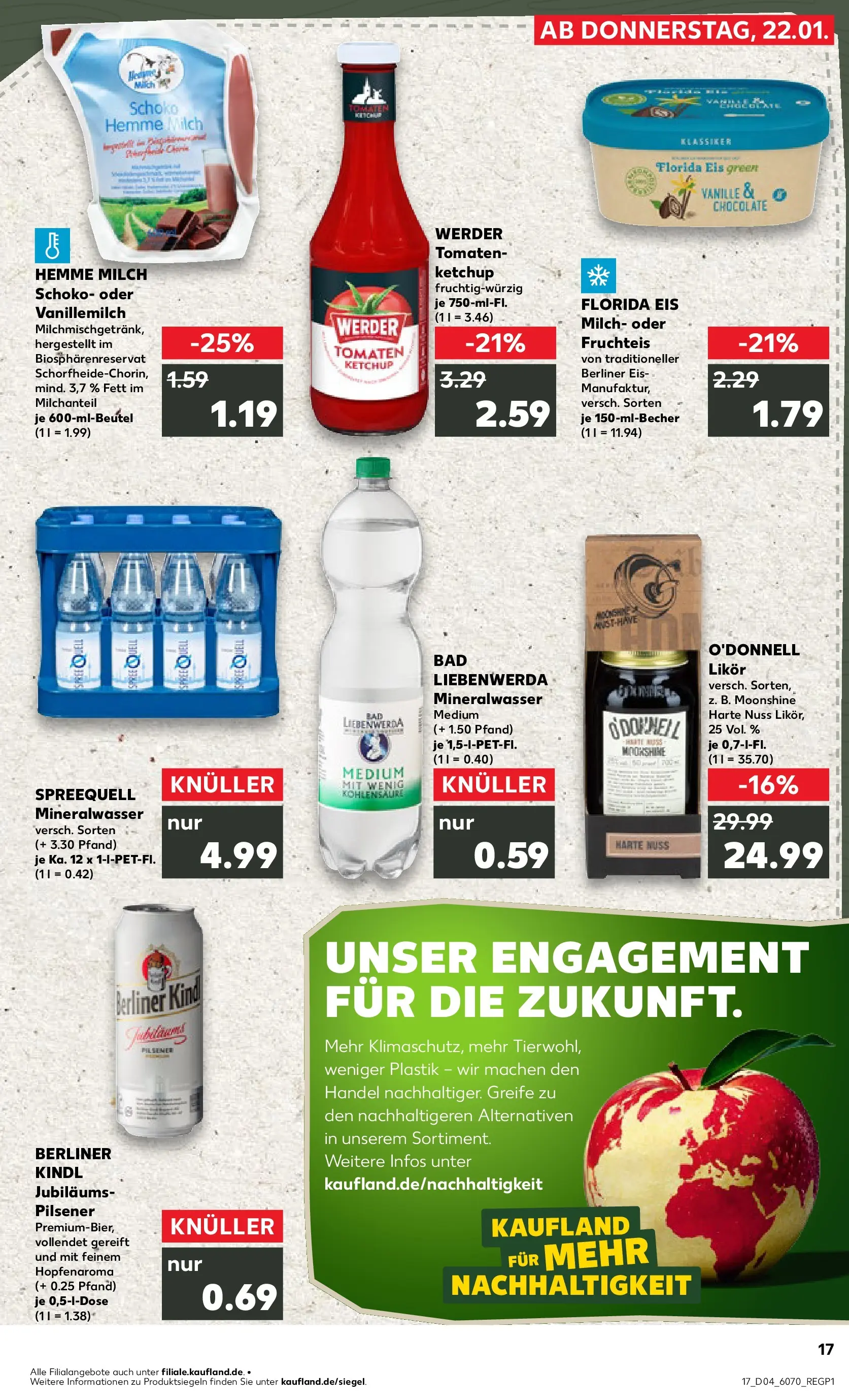 Prospekt Kaufland ab 22.01.2026 » Angebote Online zum Blättern | Seite: 2 | Produkte: Milch, Likör, Bad, Ketchup