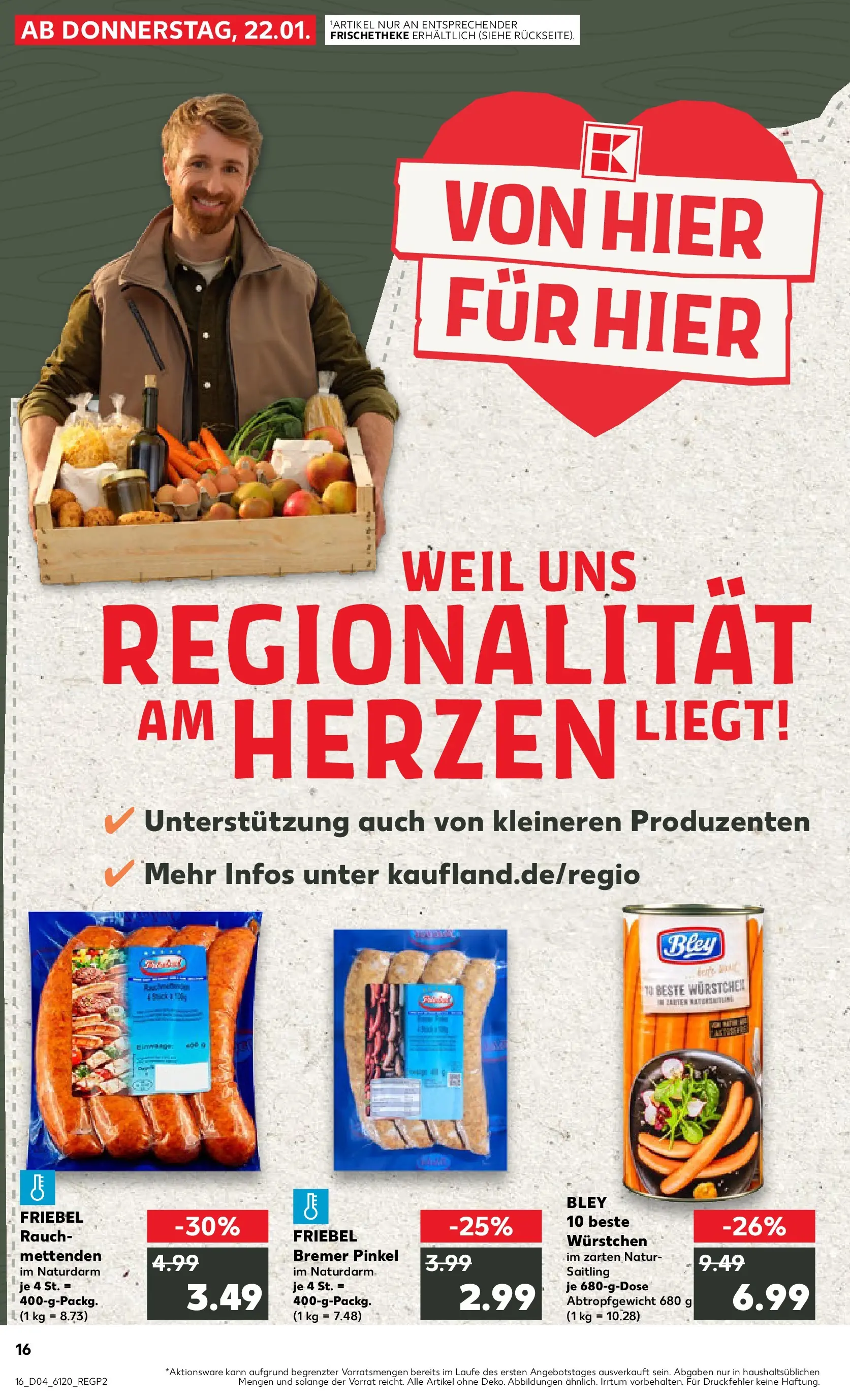 Prospekt Kaufland ab 22.01.2026 » Angebote Online zum Blättern | Seite: 16