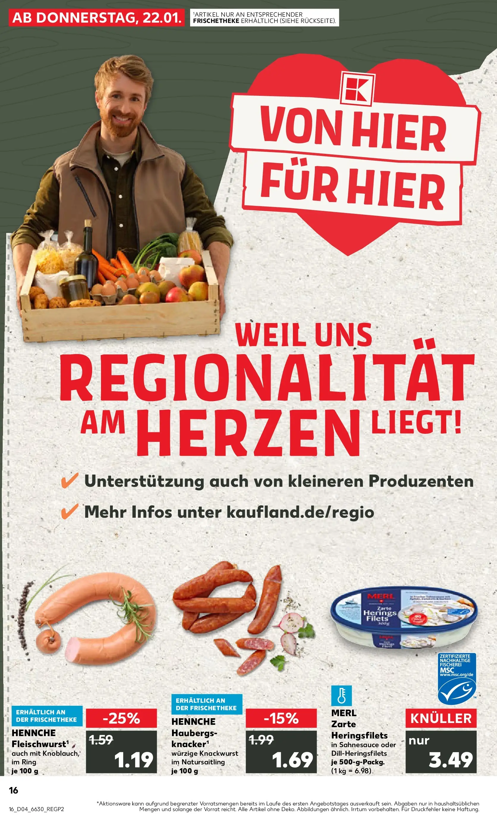 Prospekt Kaufland ab 22.01.2026 » Angebote Online zum Blättern | Seite: 16
