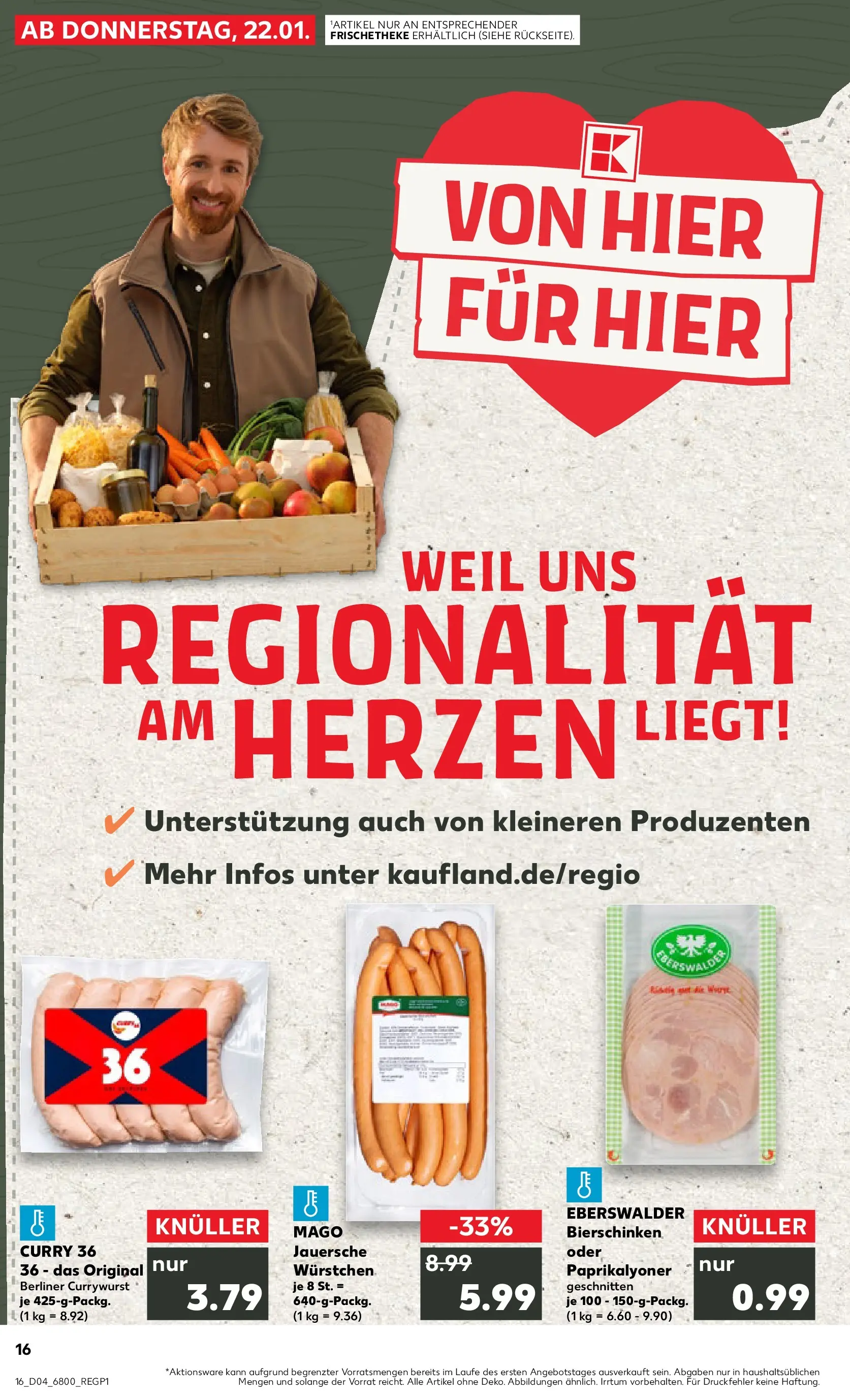 Prospekt Kaufland ab 22.01.2026 » Angebote Online zum Blättern | Seite: 1