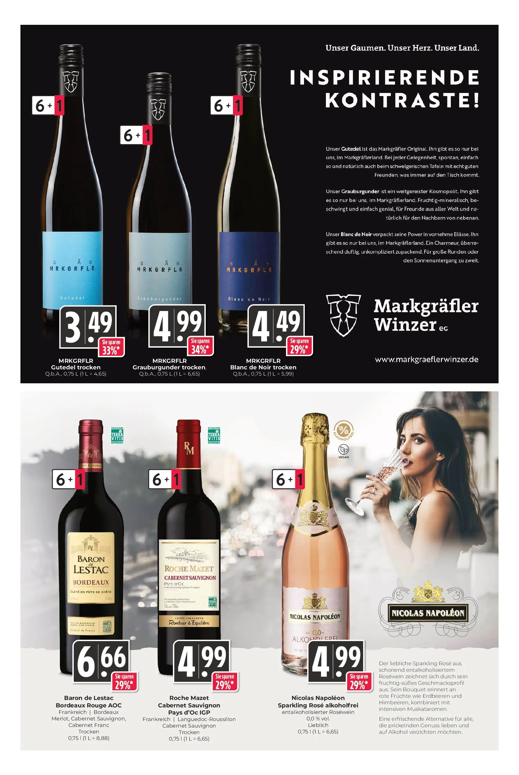 Entdecke - Hieber's Frischecenter: Meine Woche (ab 18.01.2026) zum Blättern | Seite: 15 | Produkte: Tisch, Rosewein, Rouge, Erdbeeren