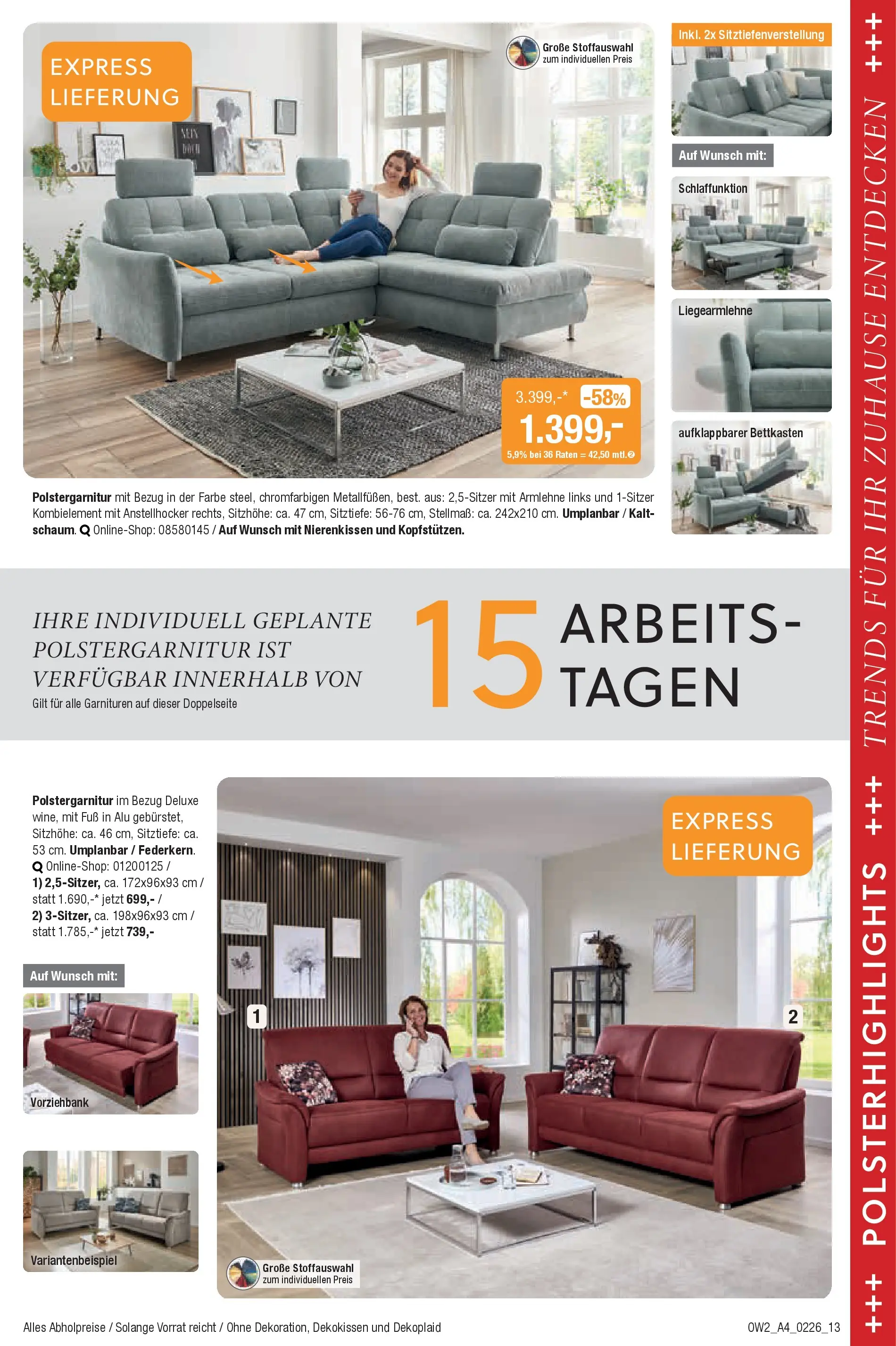 Angebote - Polsterwochen (ab 28.01.2026) zum Blättern | Seite: 13