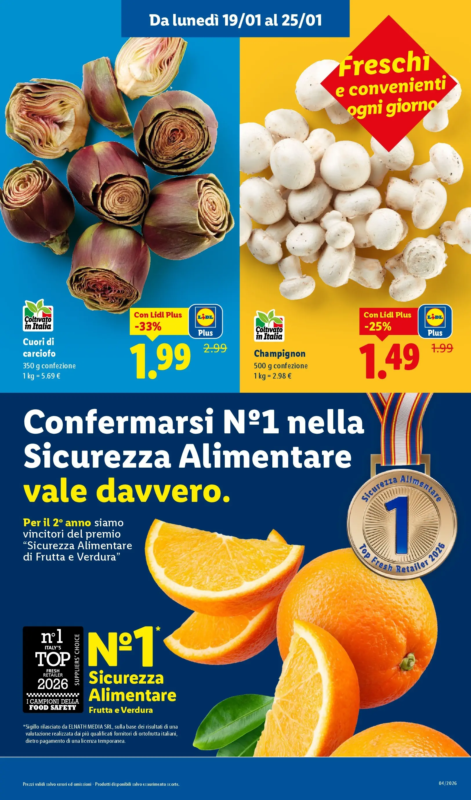 LIDL volantino della prossima settimana dal ﻿15/01/2026﻿ 📣 | Pagina: 3 | Prodotti: Frutta, Top