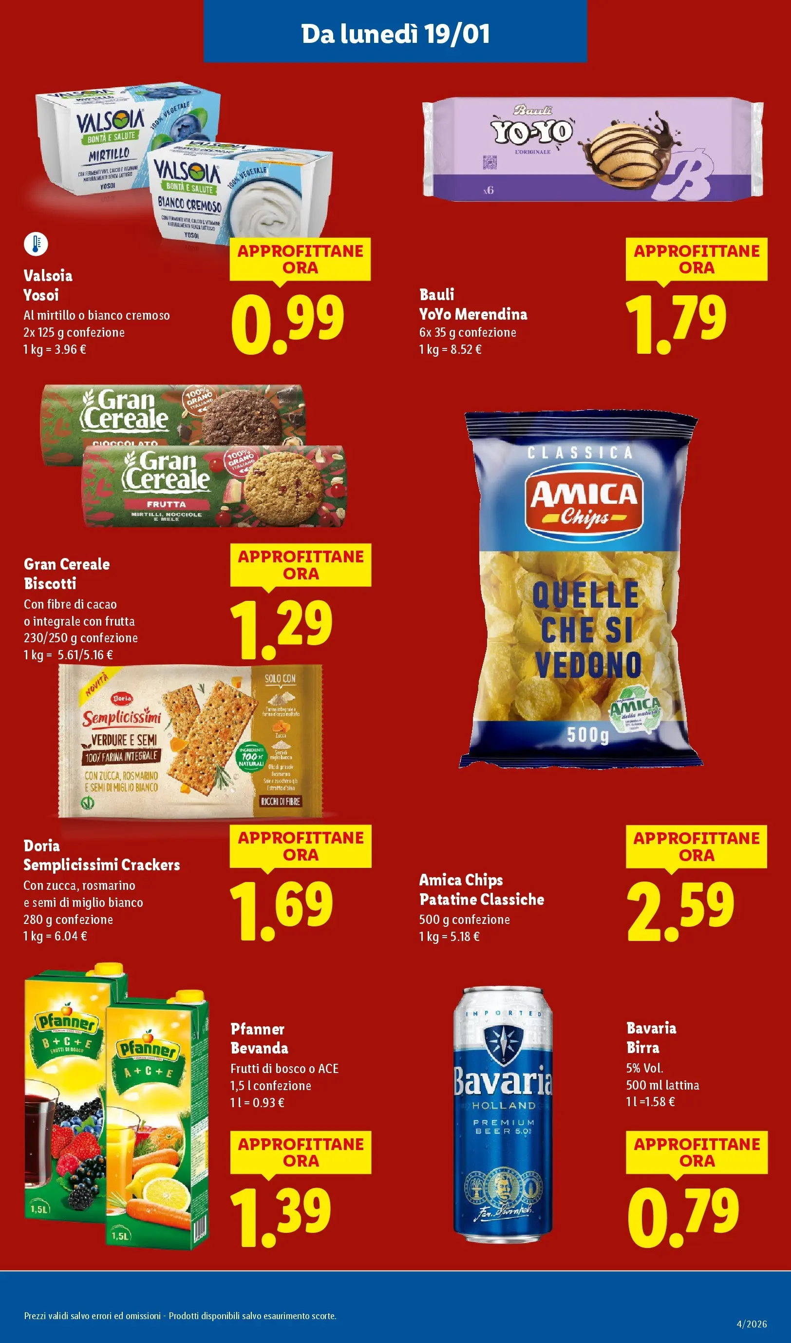 LIDL volantino della prossima settimana dal ﻿15/01/2026﻿ 📣 | Pagina: 15 | Prodotti: Mele, Verdure, Frutta, Crackers