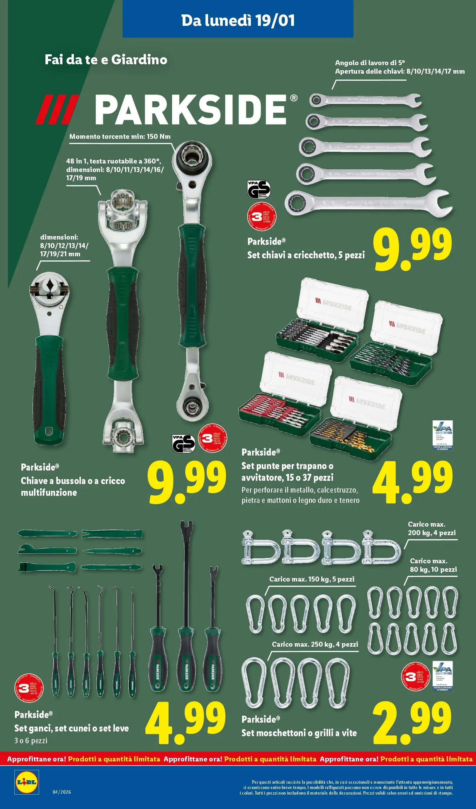 LIDL volantino della prossima settimana dal ﻿15/01/2026﻿ 📣 | Pagina: 32 | Prodotti: Tè, Trapano