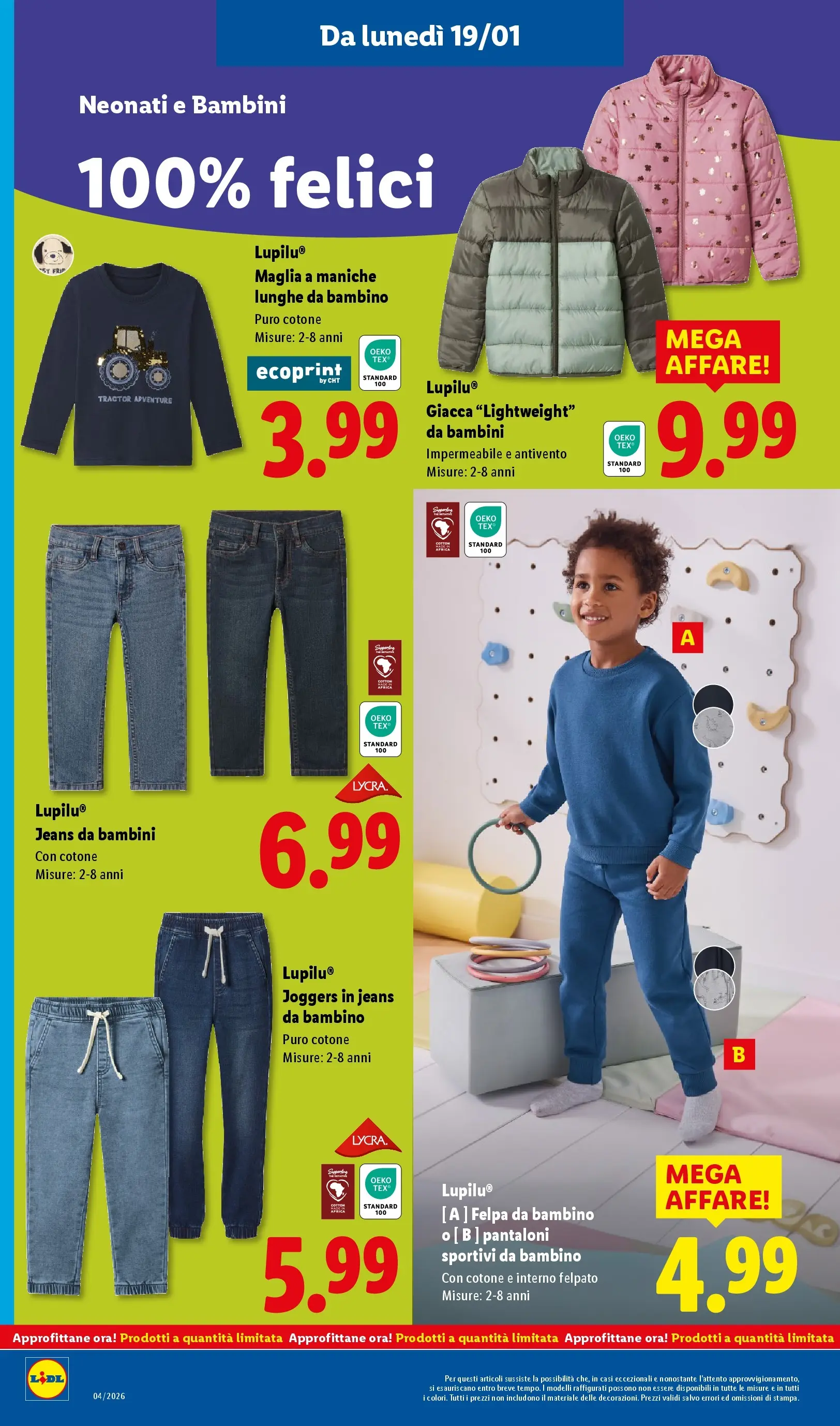 LIDL volantino della prossima settimana dal ﻿15/01/2026﻿ 📣 | Pagina: 34 | Prodotti: Felpa, Giacca, Pantaloni, Jeans