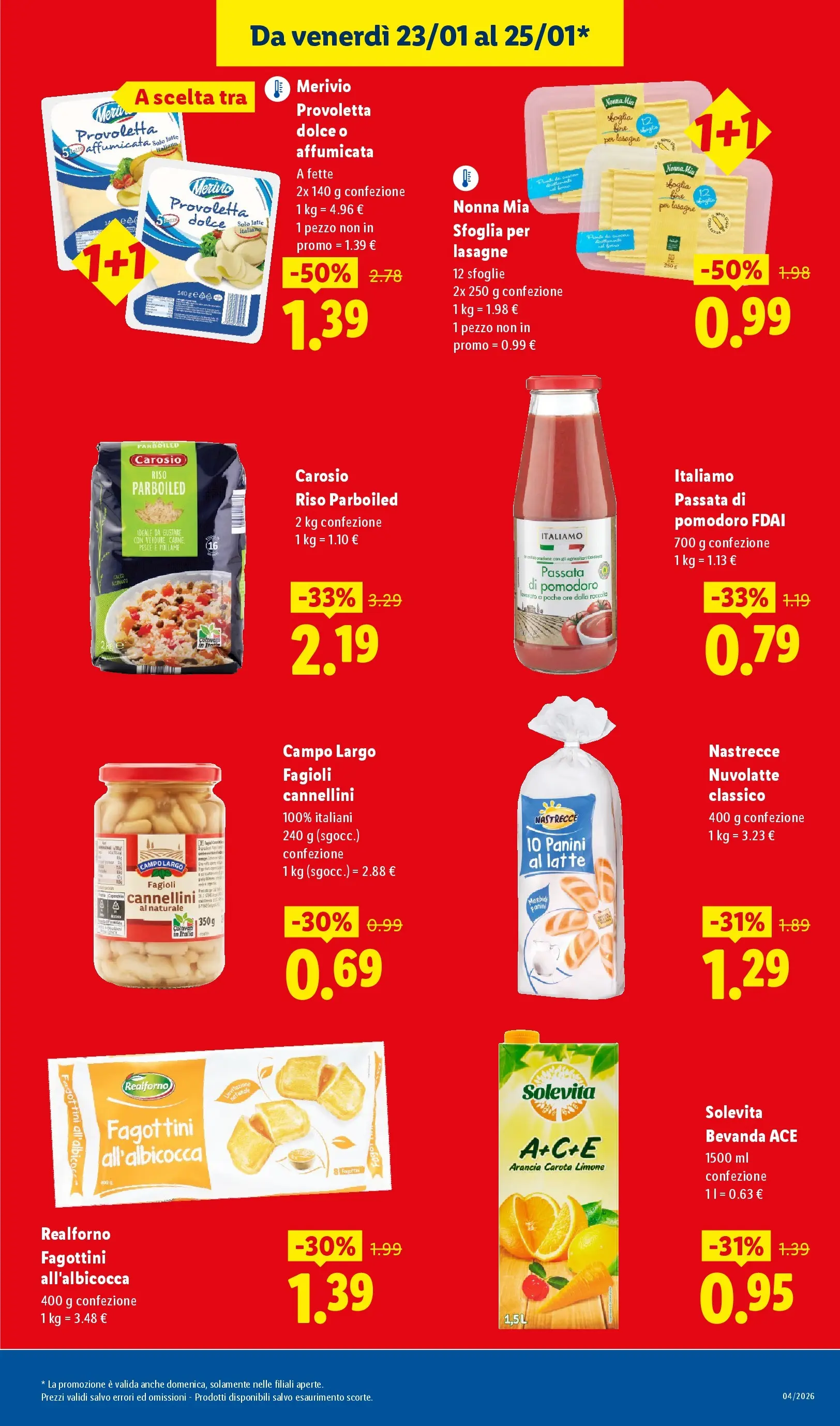 LIDL volantino della prossima settimana dal ﻿15/01/2026﻿ 📣 | Pagina: 51 | Prodotti: Cannellini, Verdure, Pomodoro, Passata di pomodoro