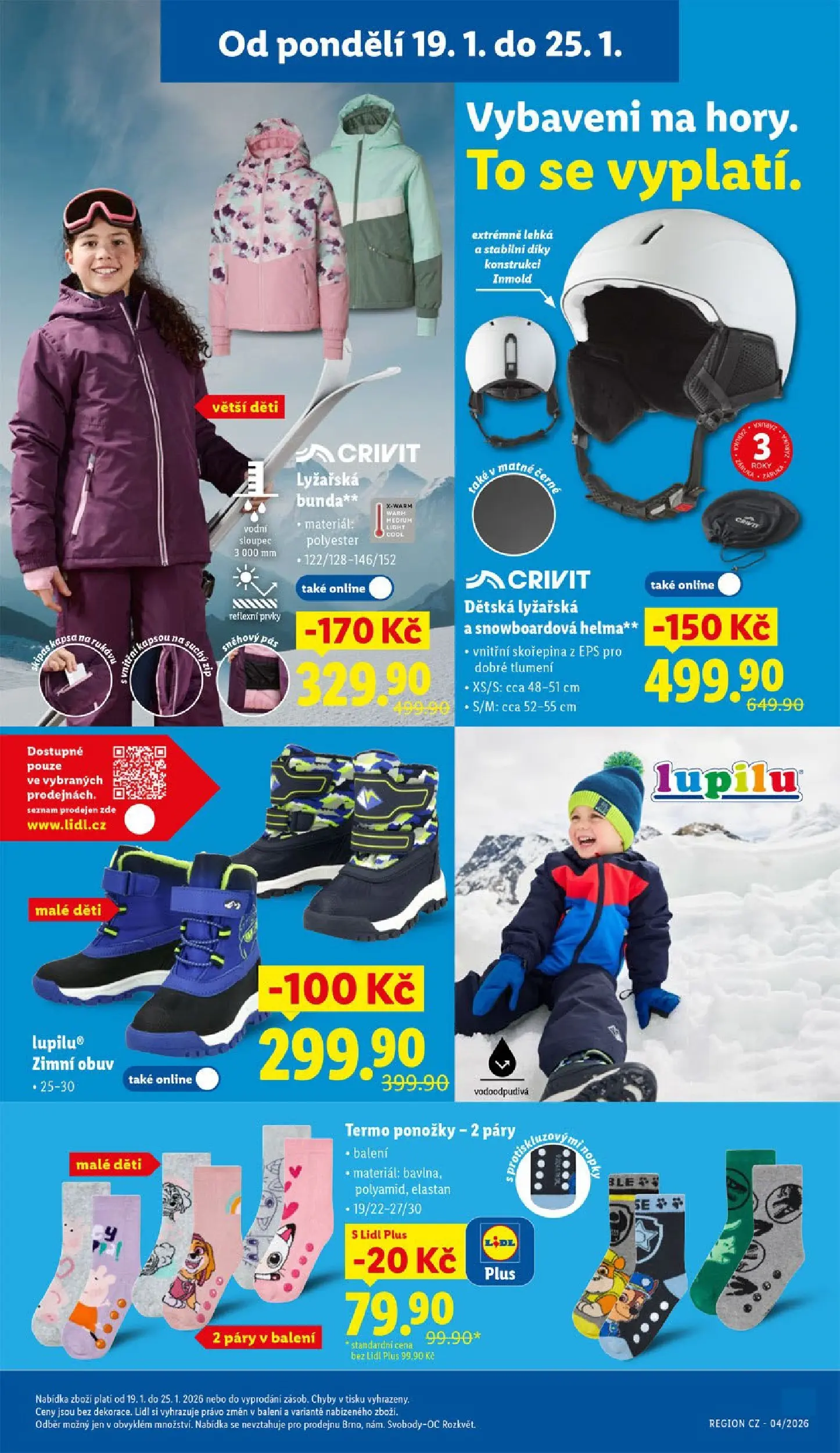 Lidl leták od 18.01.2026 - Nový akční leták | Strana: 7 | Produkty: Bunda, Ponožky, Helma, Obuv