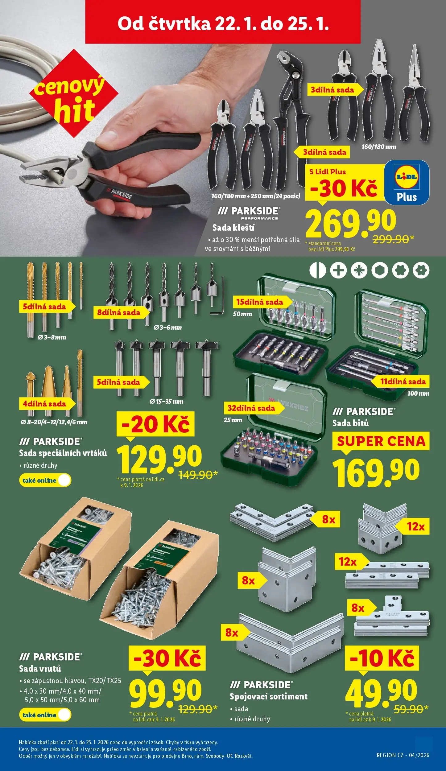 Lidl leták od 18.01.2026 - Nový akční leták | Strana: 17 | Produkty: Parkside, Sada bitů