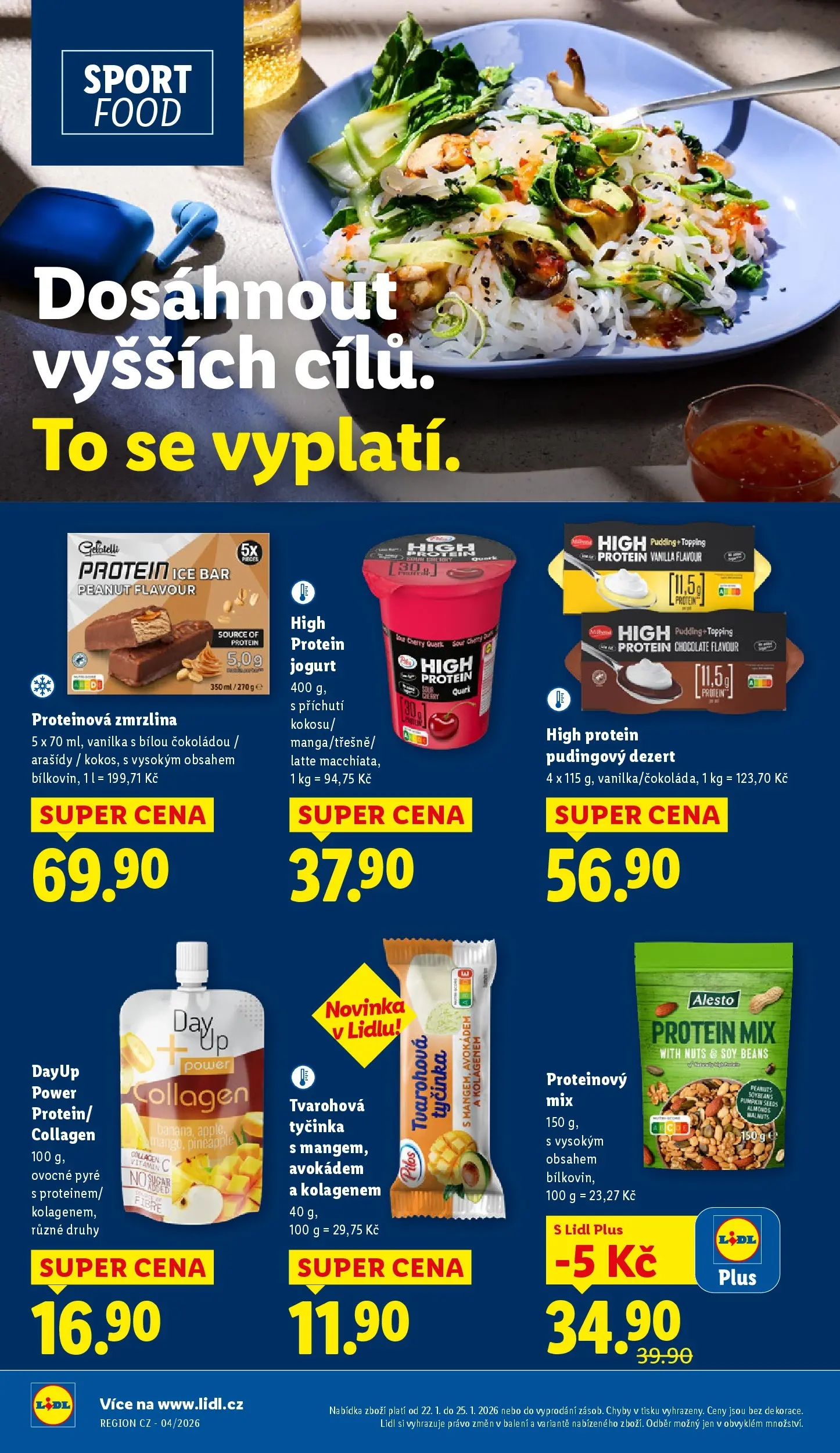Lidl leták od 21.01.2026 - Nový akční leták | Strana: 18 | Produkty: Zmrzlina, Protein jogurt, Protein pudding, Gelatelli