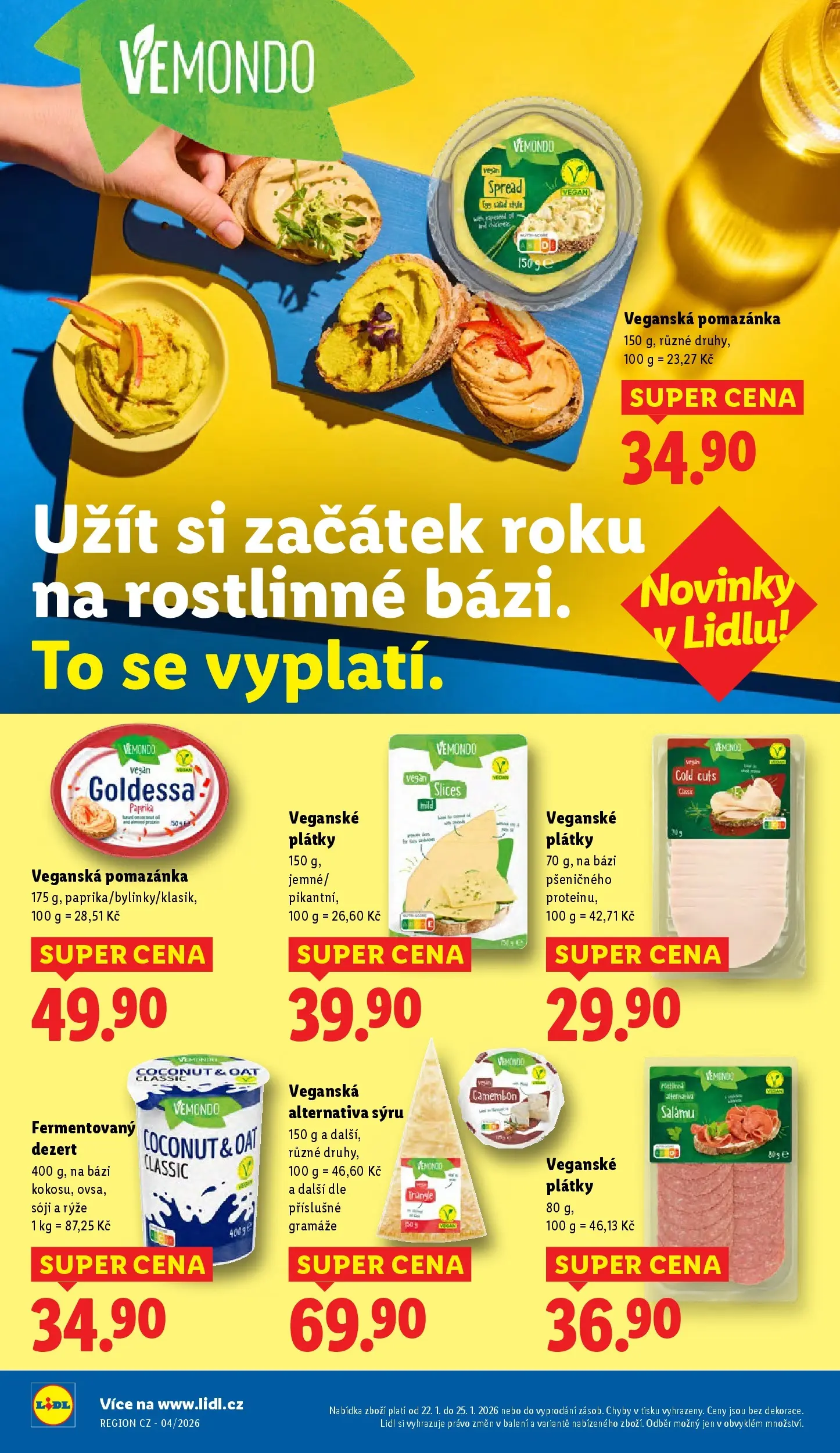 Lidl leták od 21.01.2026 - Nový akční leták | Strana: 20 | Produkty: Rýže, Paprika, Pomazánka, Goldessa