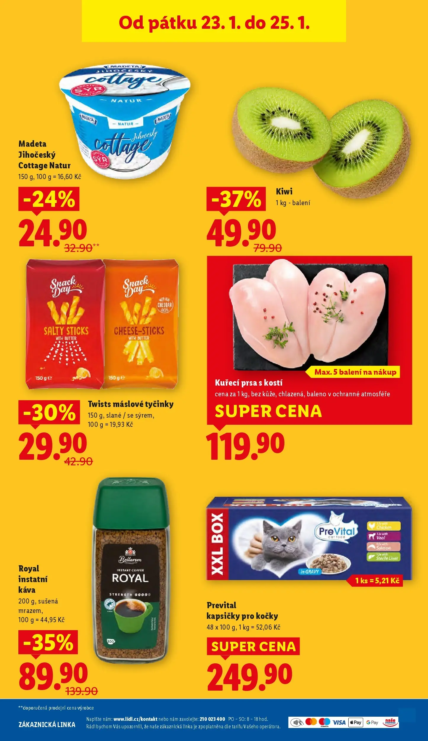 Lidl leták od 21.01.2026 - Nový akční leták | Strana: 39 | Produkty: Box, Káva, Kiwi, Cottage