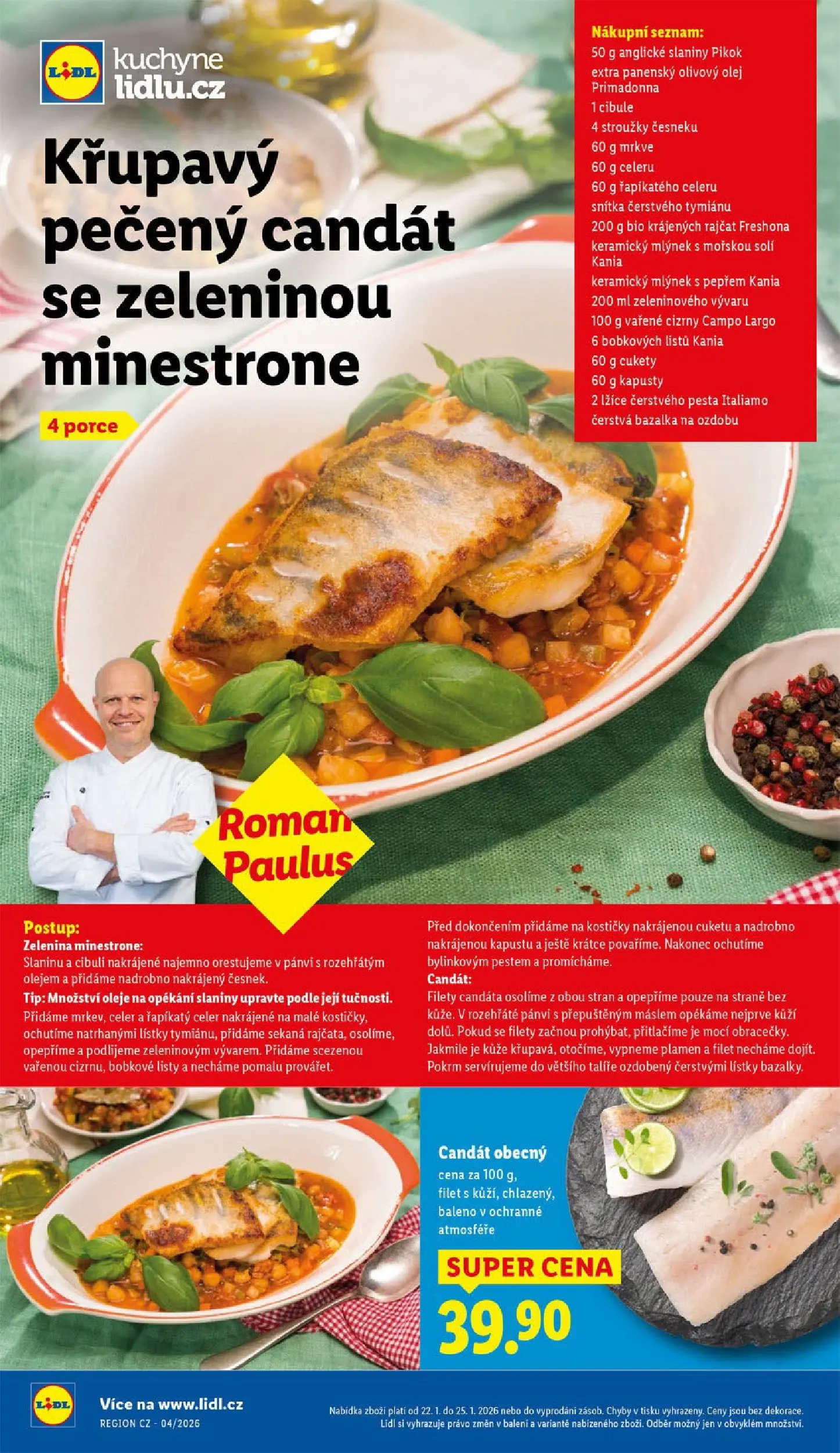 Lidl leták od 21.01.2026 - Nový akční leták | Strana: 40 | Produkty: Řapíkatý celer, Pesto, Zelenina, Filet