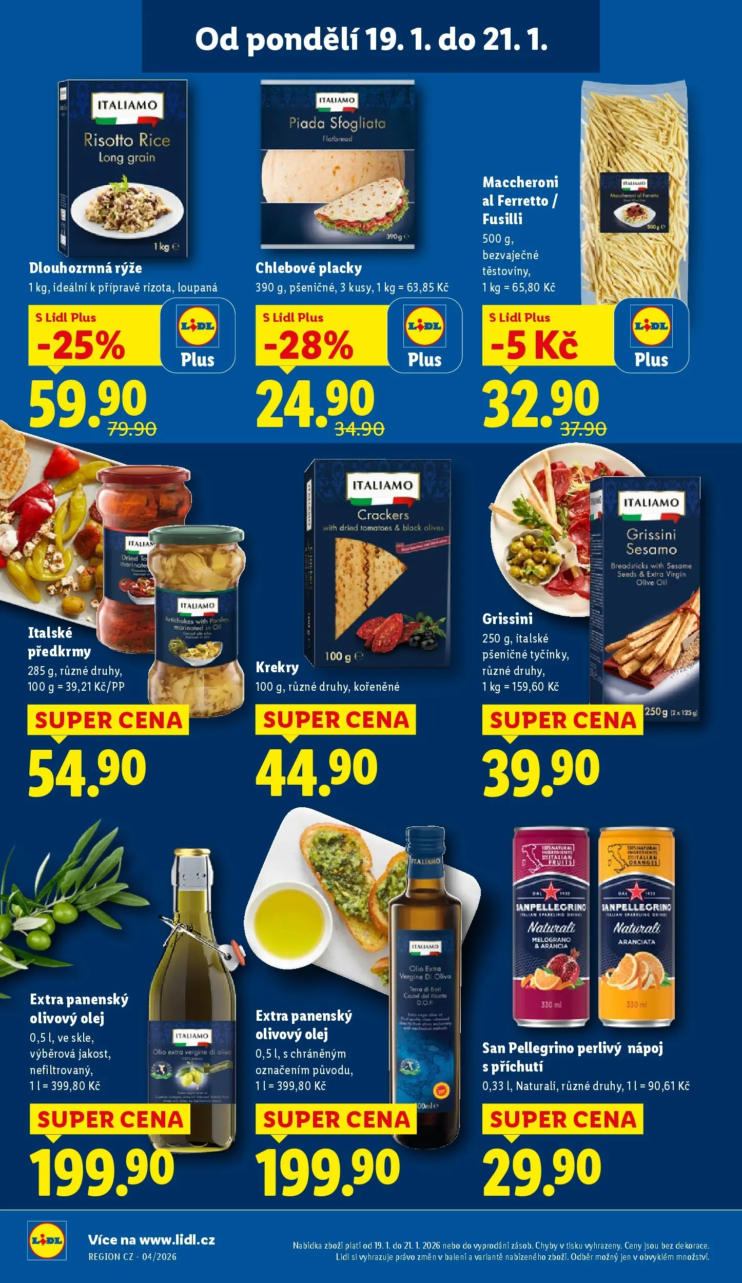 Lidl leták od 18.01.2026 - Nový akční leták | Strana: 18 | Produkty: Olivový olej, Olej, Extra panenský olivový olej, Rýže