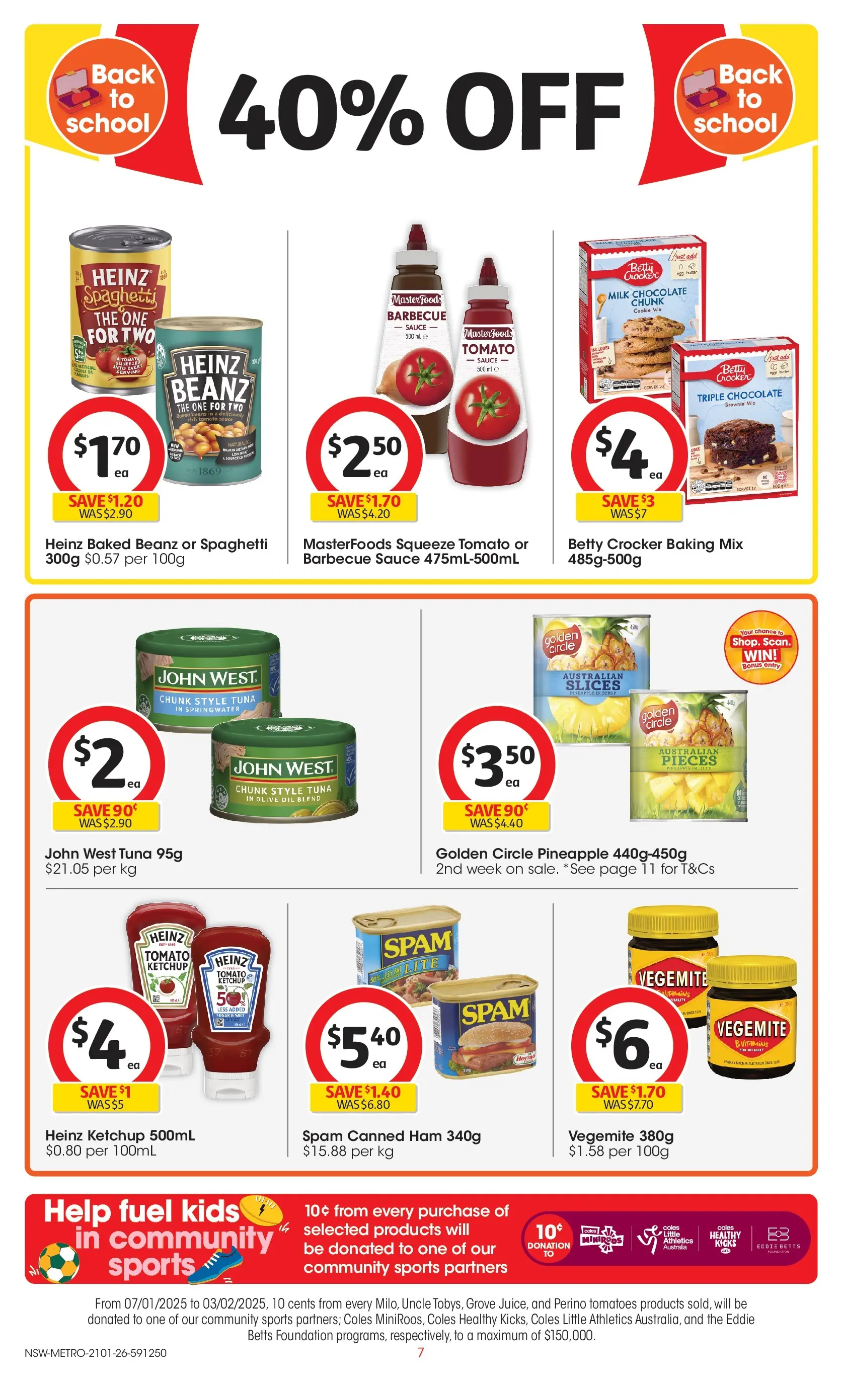 ﻿Coles catalogue valid from 21/01/2026 > Online Australia | Page: 7 | Products: Milk, Chocolate, Ketchup, Foundation