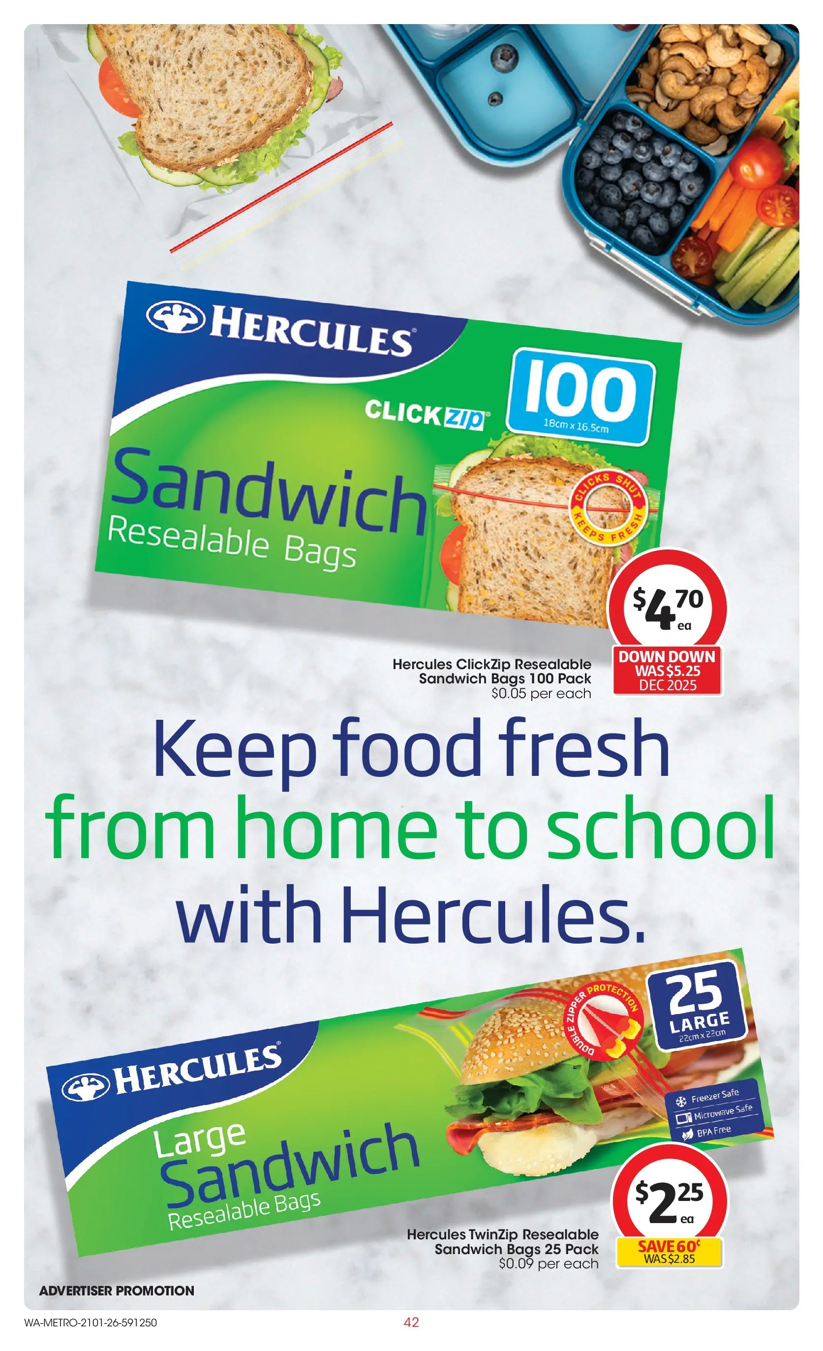 ﻿Coles catalogue valid from 21/01/2026 > Online Australia | Page: 42 | Products: Freezer, Safe, Microwave