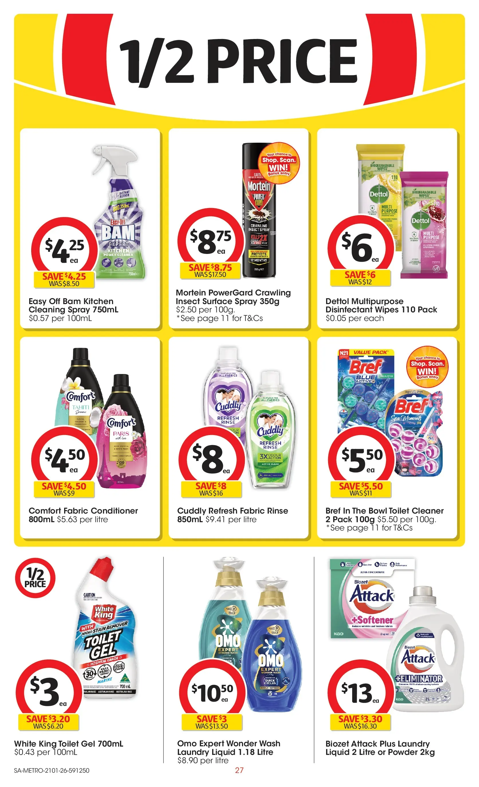 ﻿Coles catalogue valid from 21/01/2026 > Online Australia | Page: 27 | Products: Toilet, Conditioner, Stain remover, Laundry