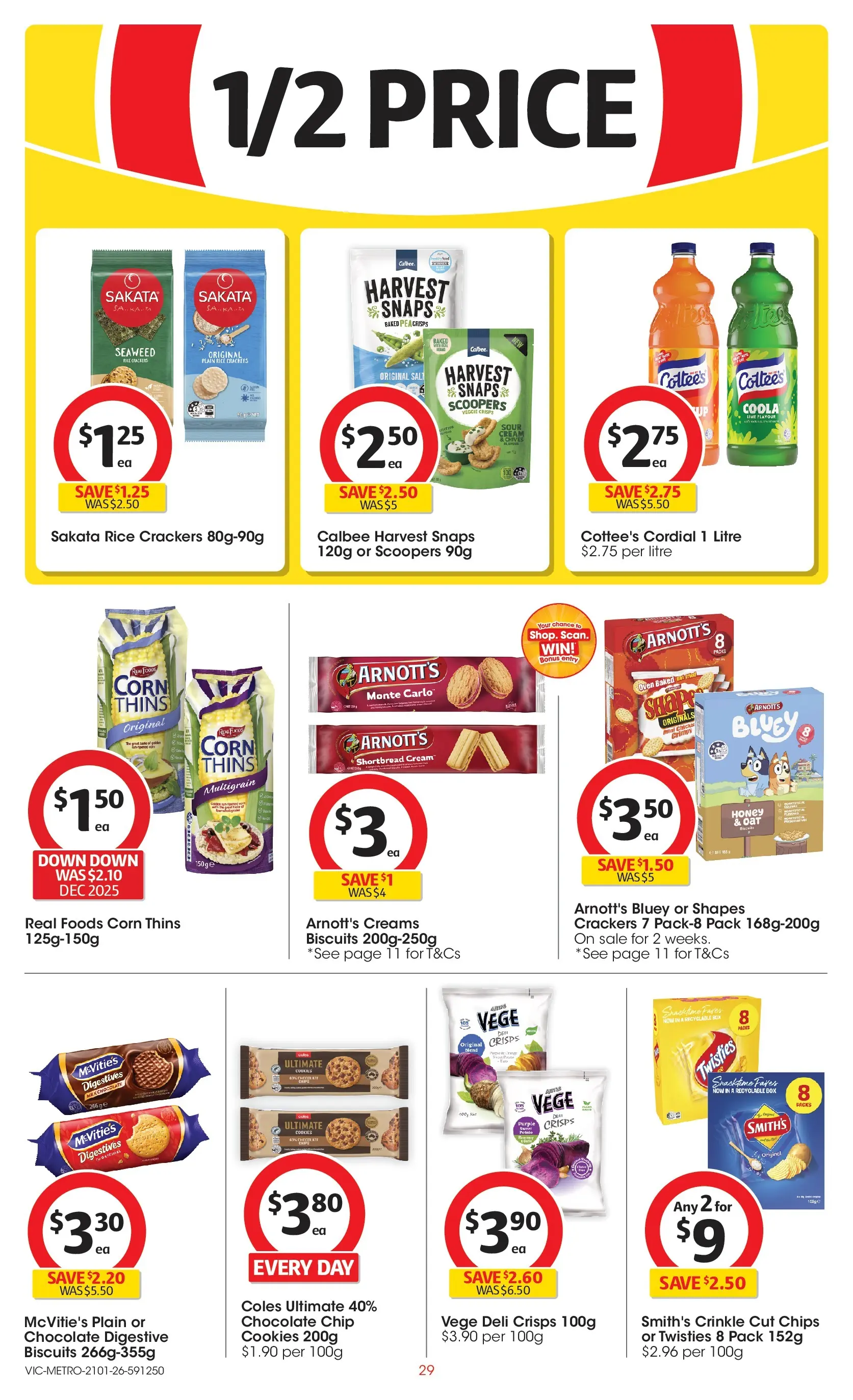 ﻿Coles catalogue valid from 21/01/2026 > Online Australia | Page: 29 | Products: Box, Milk, Cream, Biscuits