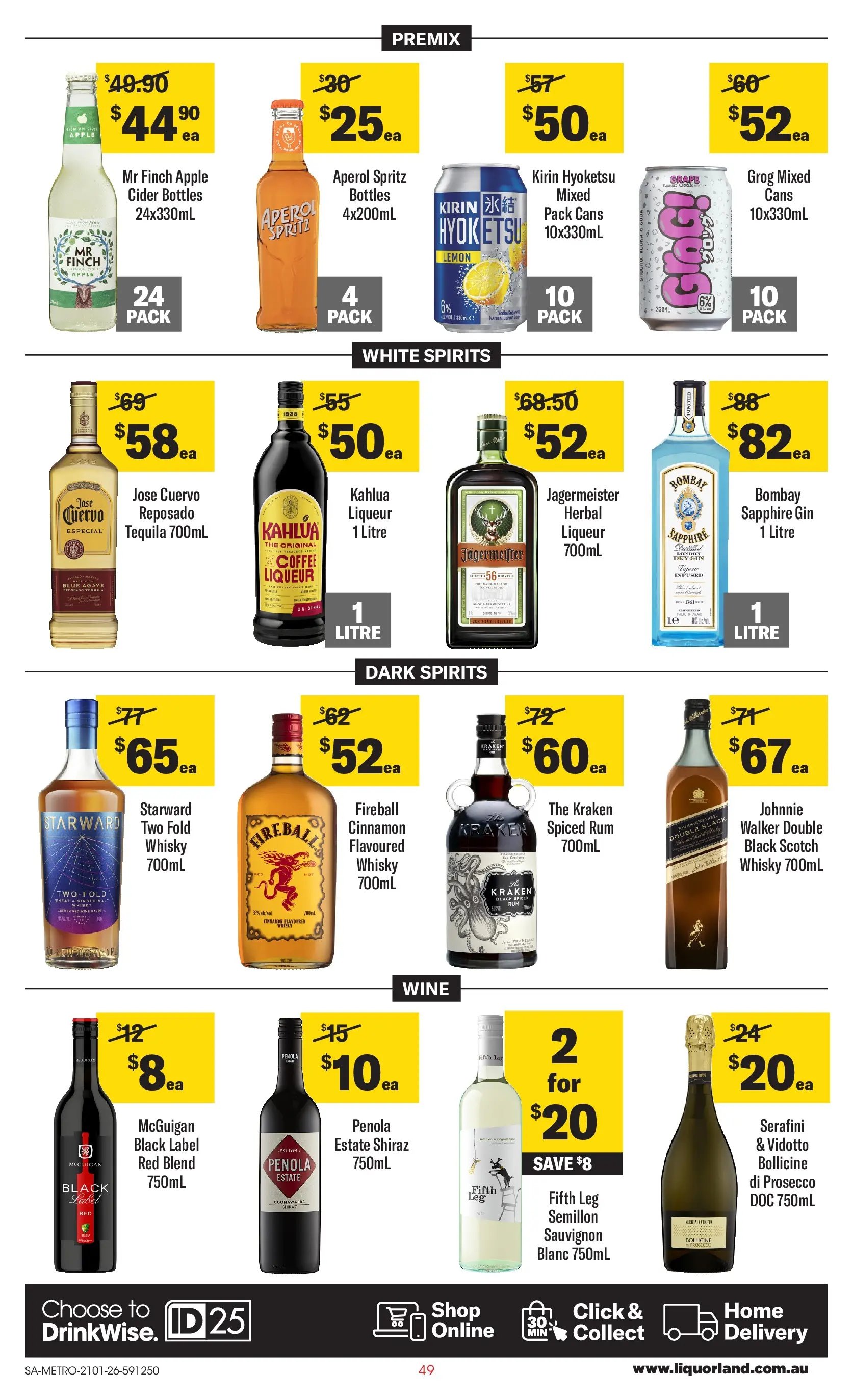﻿Coles catalogue valid from 21/01/2026 > Online Australia | Page: 49 | Products: Coffee, Vodka, Lemon, Wheat