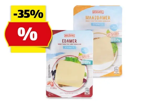 MILSANI Leichtk&auml;se scheiben, 200 g