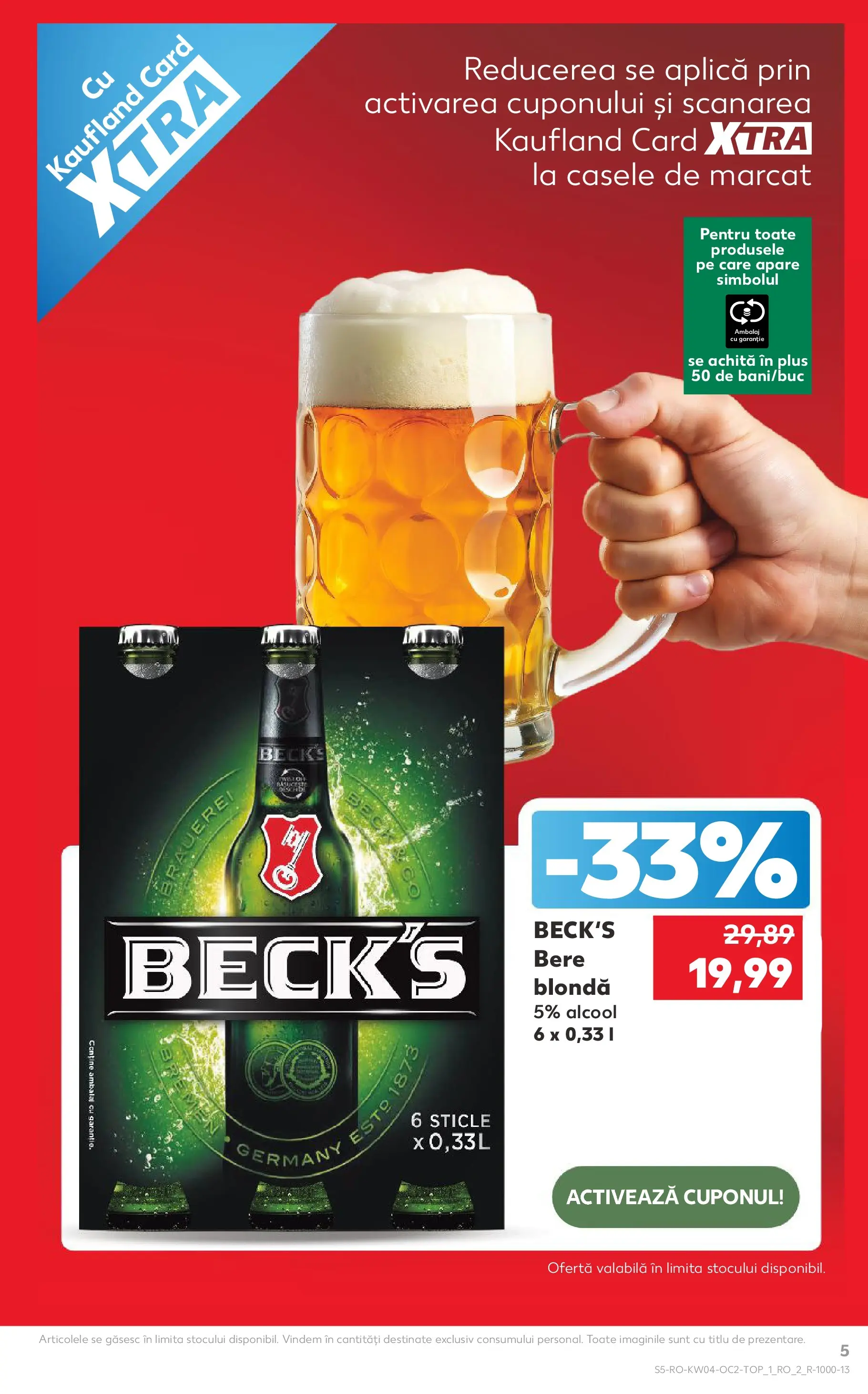 Catalog Kaufland - Domnesti 21.01.2026 - Revista si Oferta | Pagină: 5 | Produse: Bere