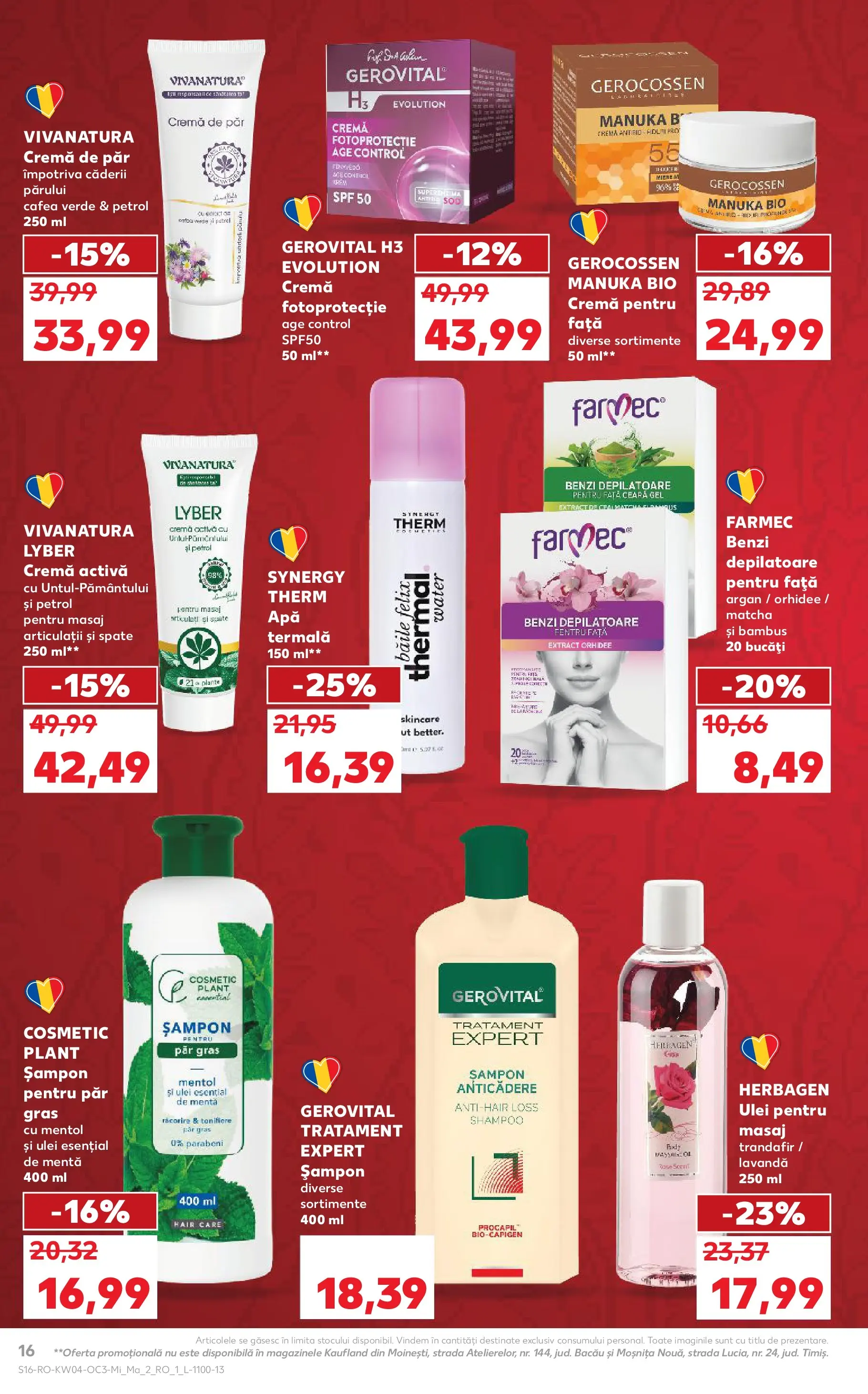 Catalog Kaufland - Ploiești 21.01.2026 - Revista si Oferta | Pagină: 16 | Produse: Orhidee, Body, Ulei, Cafea