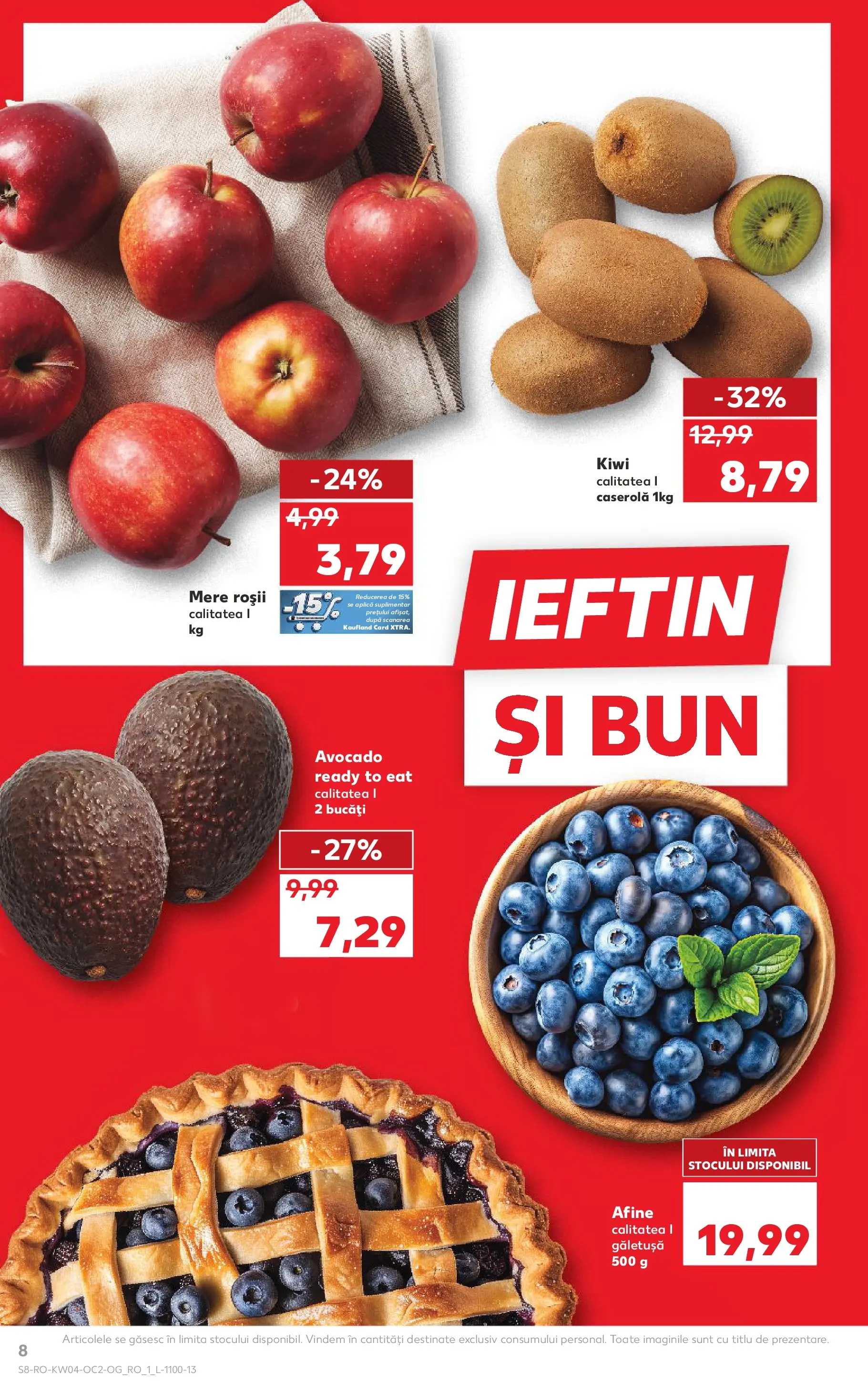 Catalog Kaufland - Câmpulung 21.01.2026 - Revista si Oferta | Pagină: 8 | Produse: Apple, Mere, Kiwi, Avocado