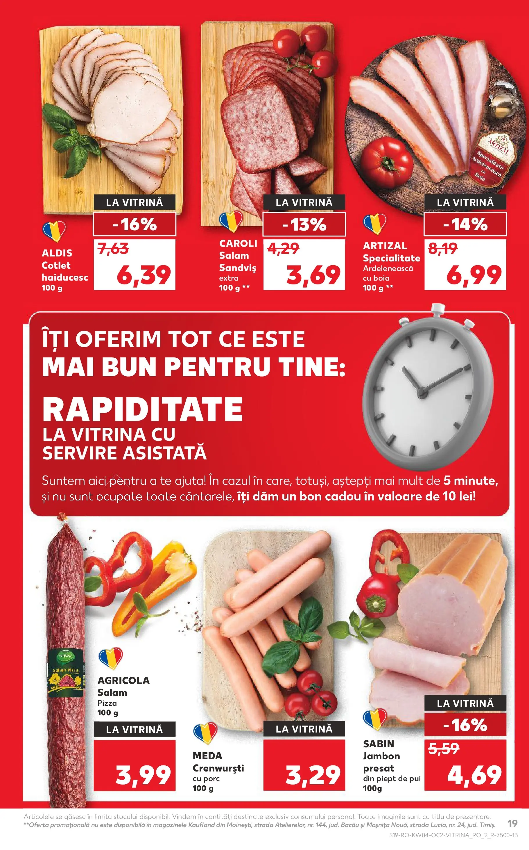 Catalog Kaufland - Viseu de Sus 21.01.2026 - Revista si Oferta | Pagină: 19 | Produse: Bahçe aydınlatması, Hacıyatmaz Kedi Oyuncağı, Vitrină, Salam