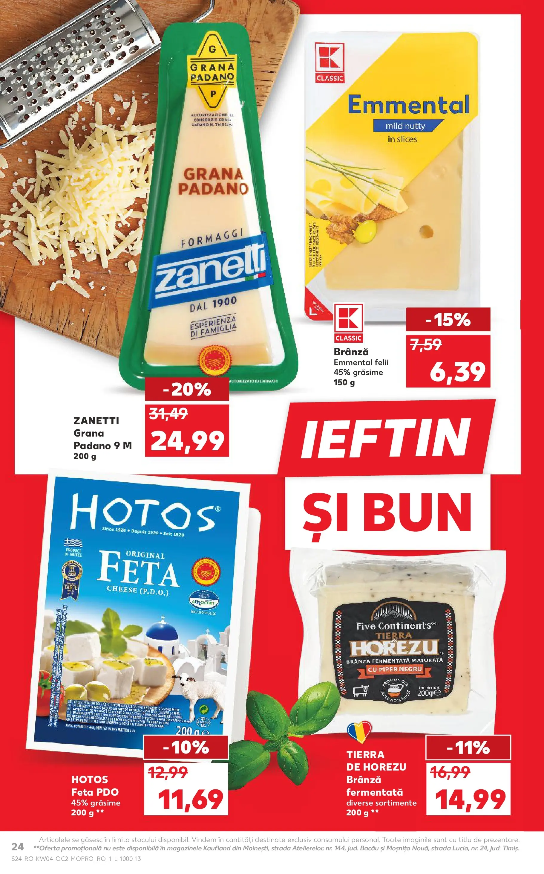 Catalog Kaufland - Domnesti 21.01.2026 - Revista si Oferta | Pagină: 24 | Produse: Brânză, Piper