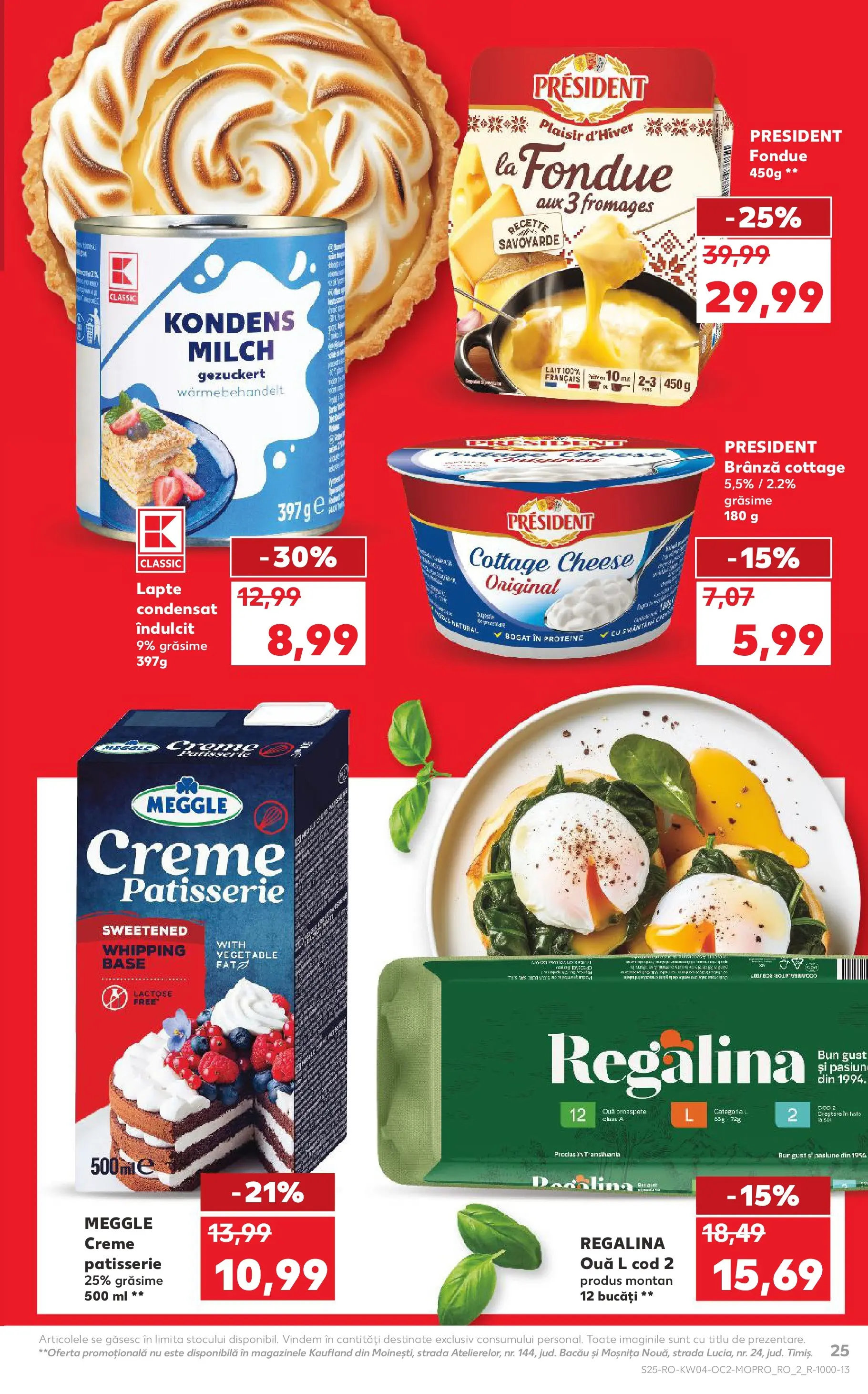 Catalog Kaufland - Domnesti 21.01.2026 - Revista si Oferta | Pagină: 25 | Produse: Masaüstü kılıfı, Lapte, Brânză, Ouă