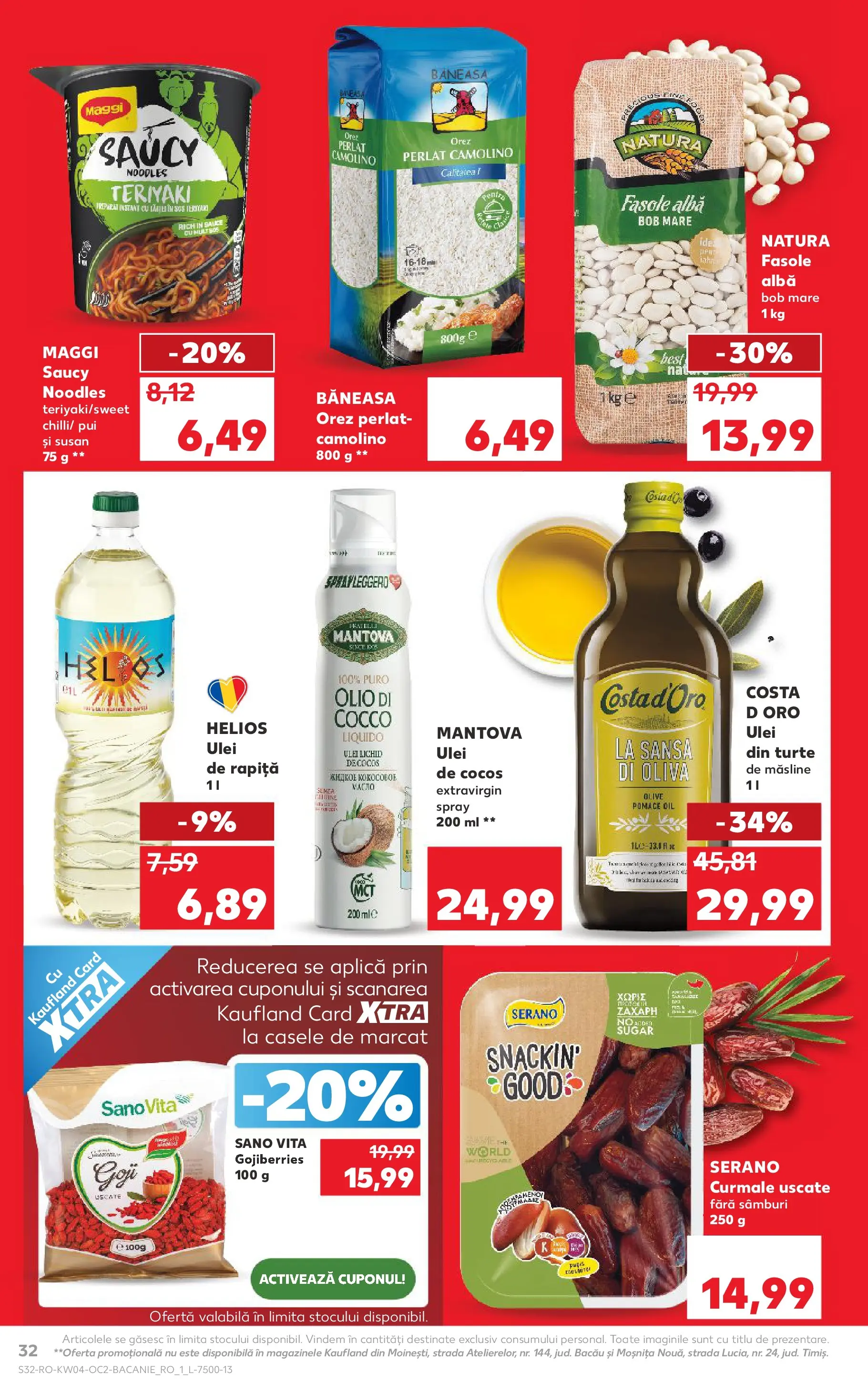 Catalog Kaufland - Viseu de Sus 21.01.2026 - Revista si Oferta | Pagină: 32 | Produse: Hacıyatmaz Kedi Oyuncağı, Măsline, Ulei, Fasole albă