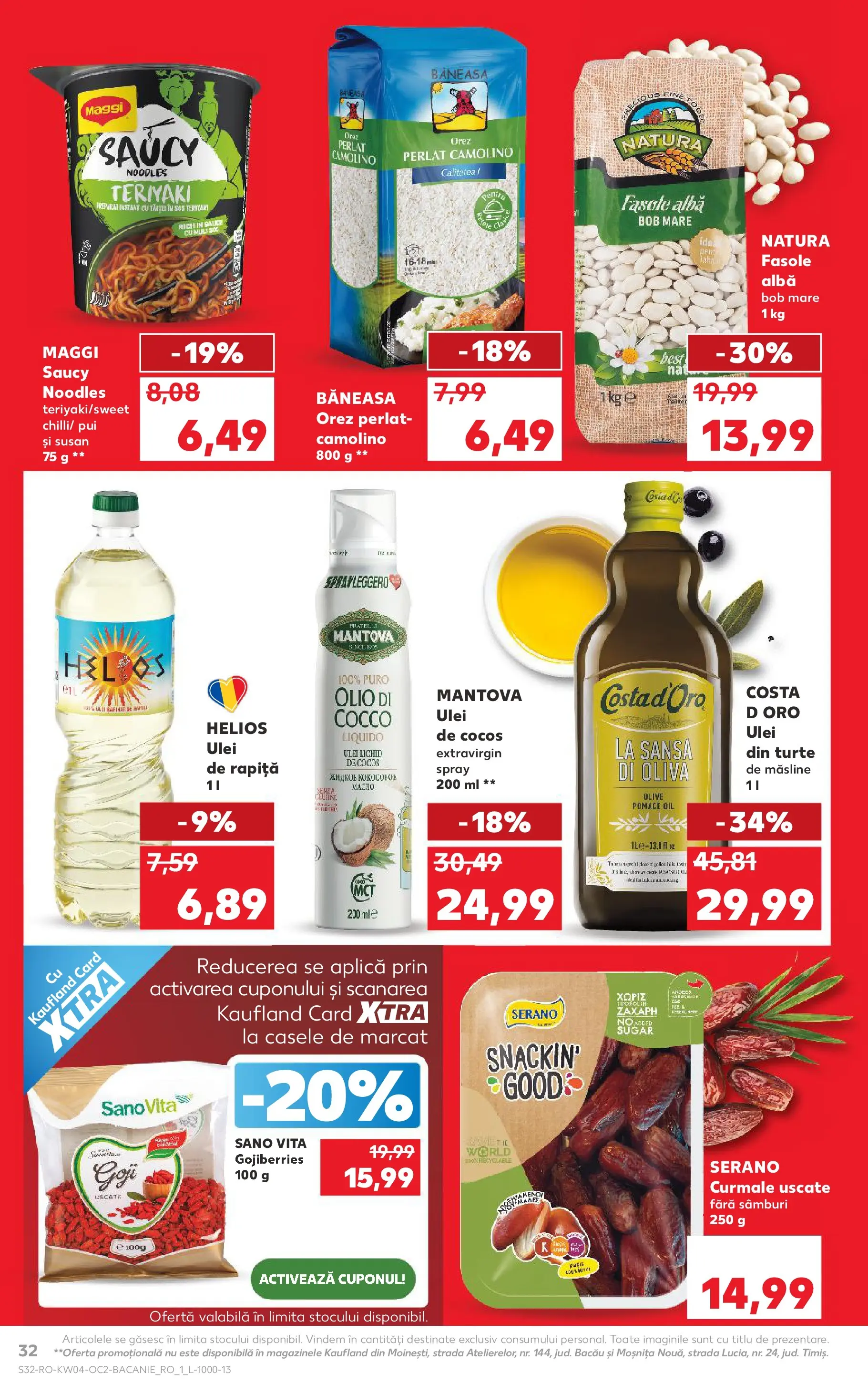 Catalog Kaufland - Domnesti 21.01.2026 - Revista si Oferta | Pagină: 32 | Produse: Hacıyatmaz Kedi Oyuncağı, Orez, Fasole albă, Sos