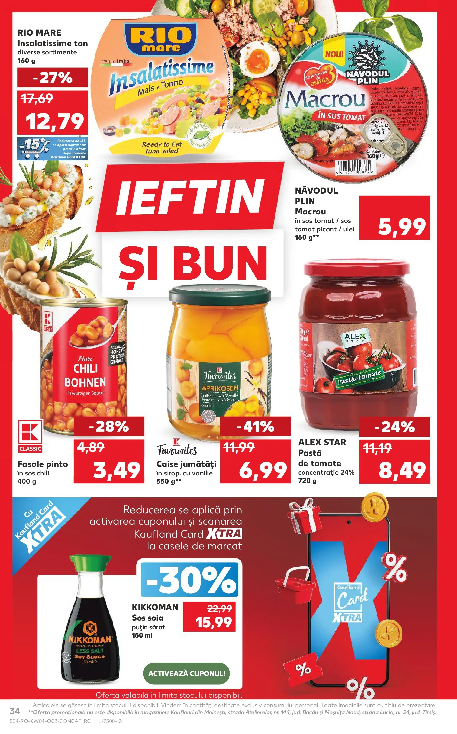 Catalog Kaufland - Viseu de Sus 21.01.2026 - Revista si Oferta | Pagină: 34 | Produse: Chaussures de ski, Ahtapot, Sos, Sare