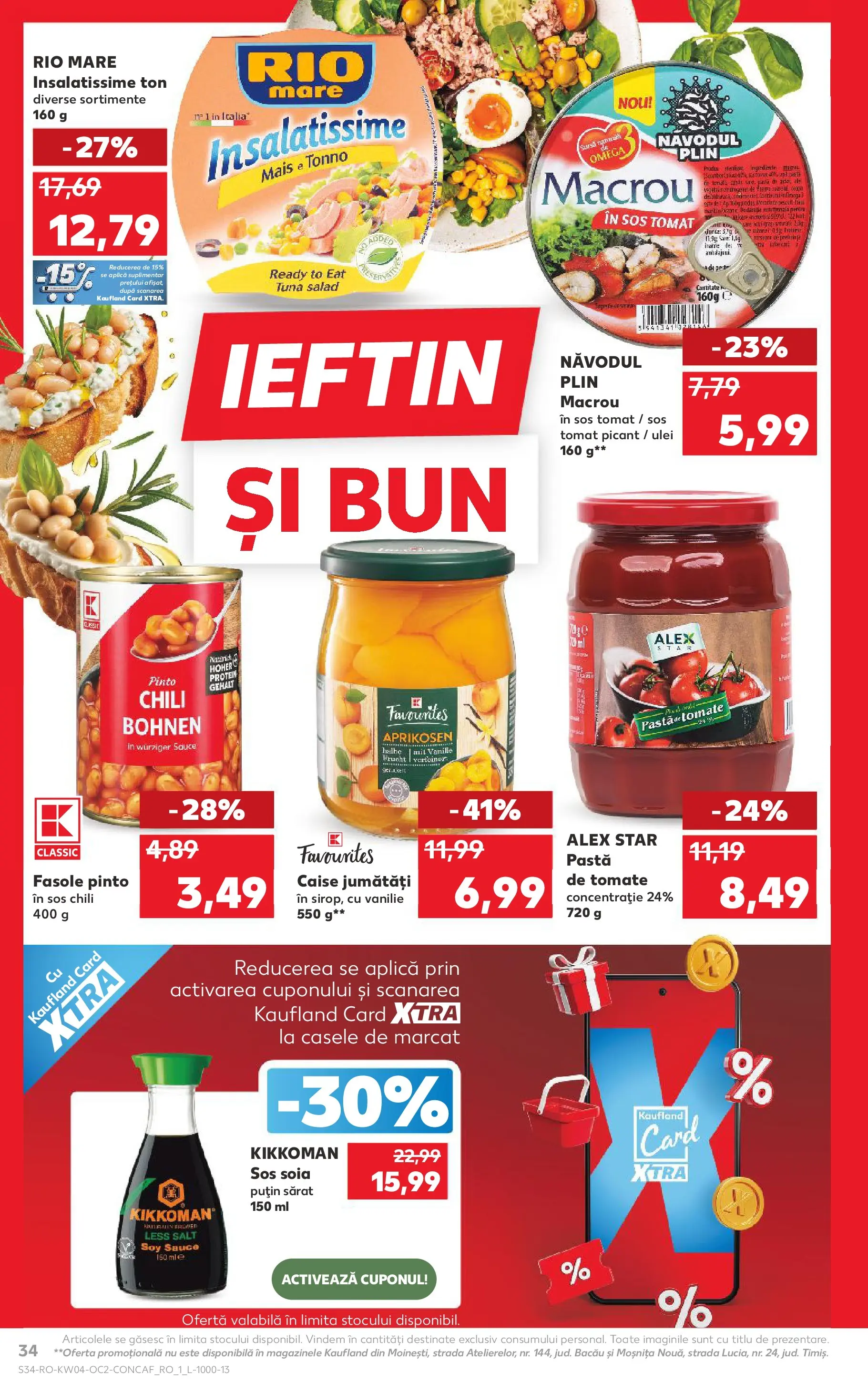 Catalog Kaufland - Domnesti 21.01.2026 - Revista si Oferta | Pagină: 34 | Produse: Chaussures de ski, Paste, Sos, Sare