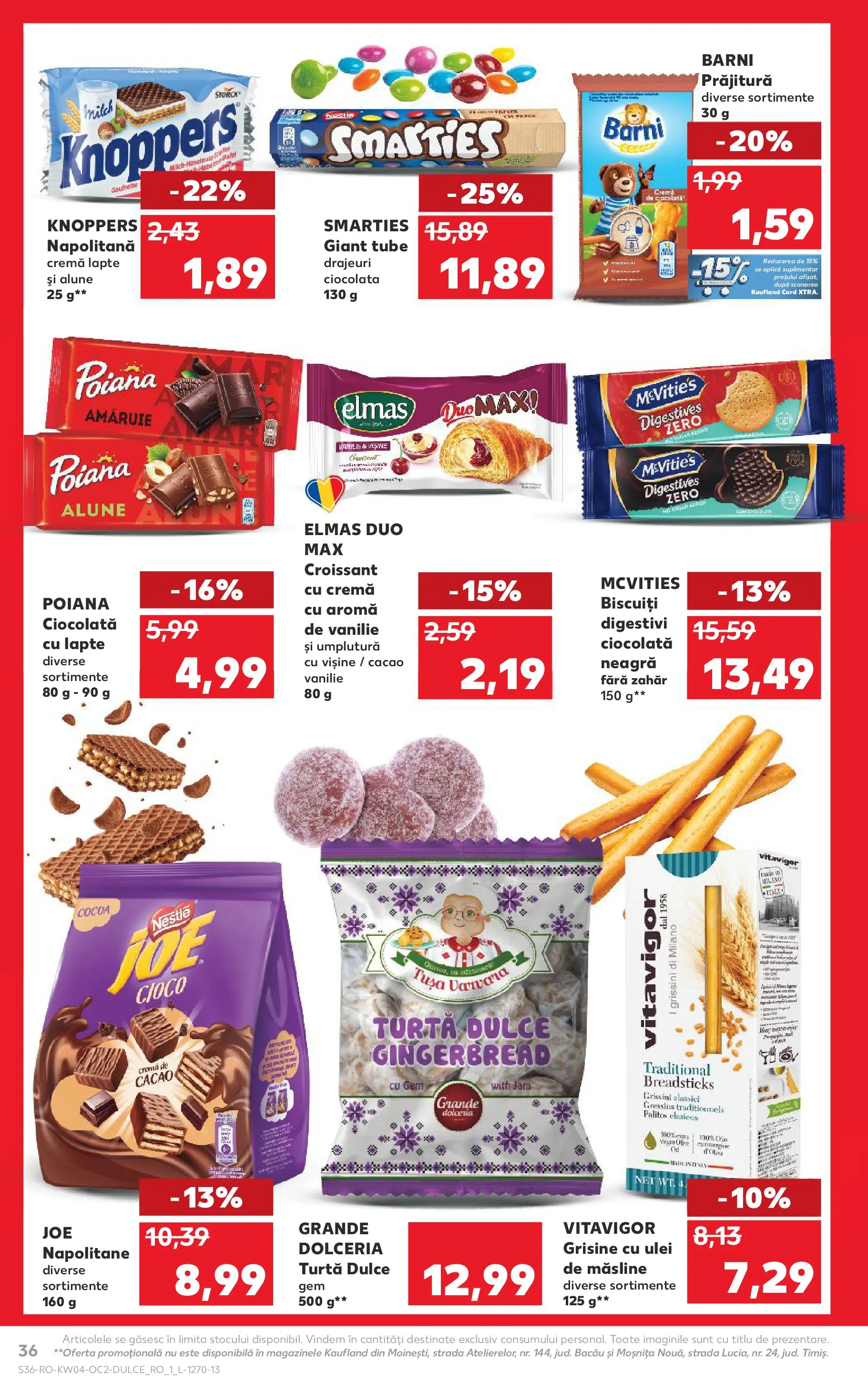 Catalog Kaufland - Slatina 21.01.2026 - Revista si Oferta | Pagină: 36 | Produse: Măsline, Prăjitură, Gem, Cremă